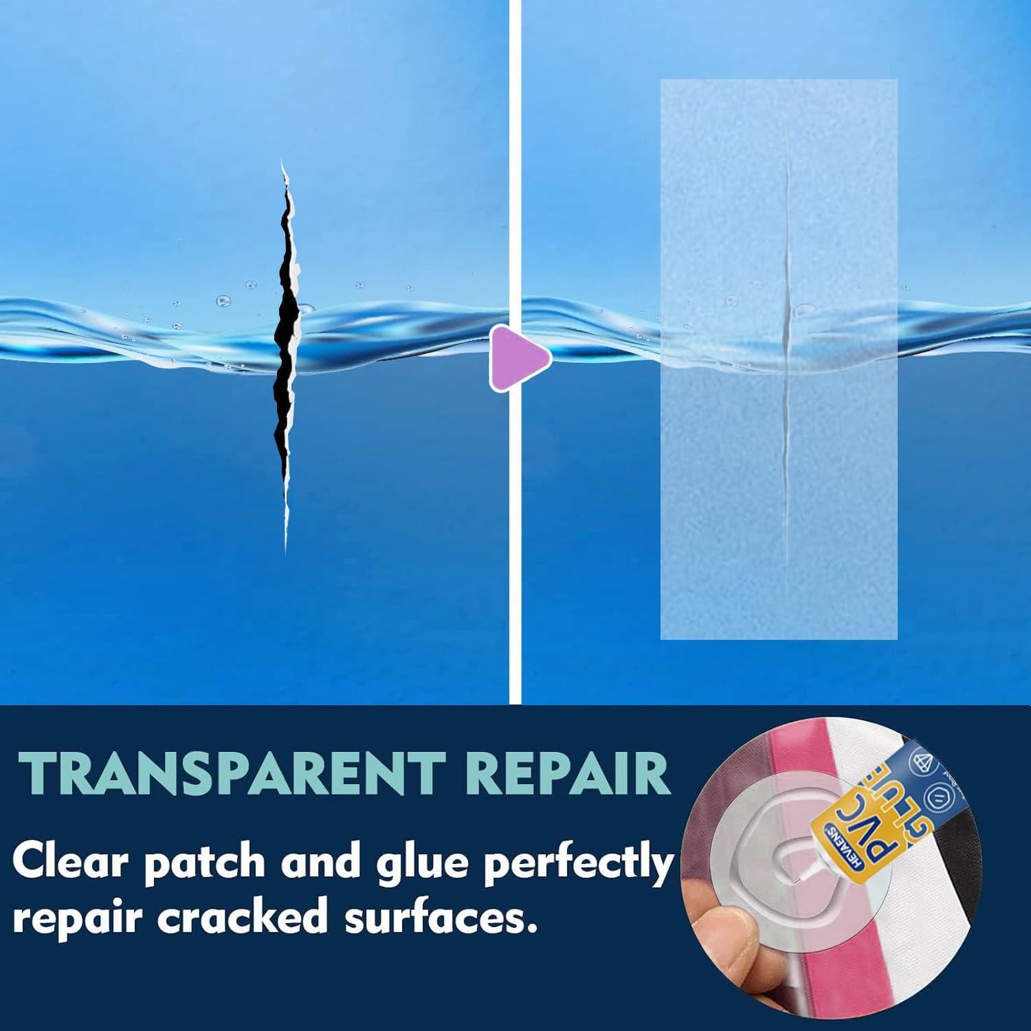 Kit de Parche HEVAENS para Colchón Inflable y PVC 60ml