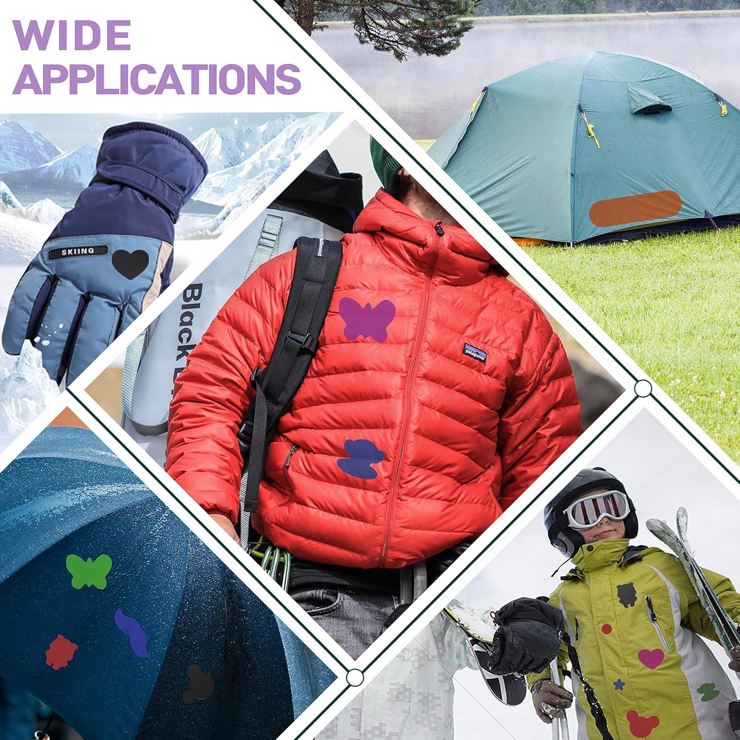 Kit de Reparación Autoadhesivo Azobur 6 Piezas Nylon Negro