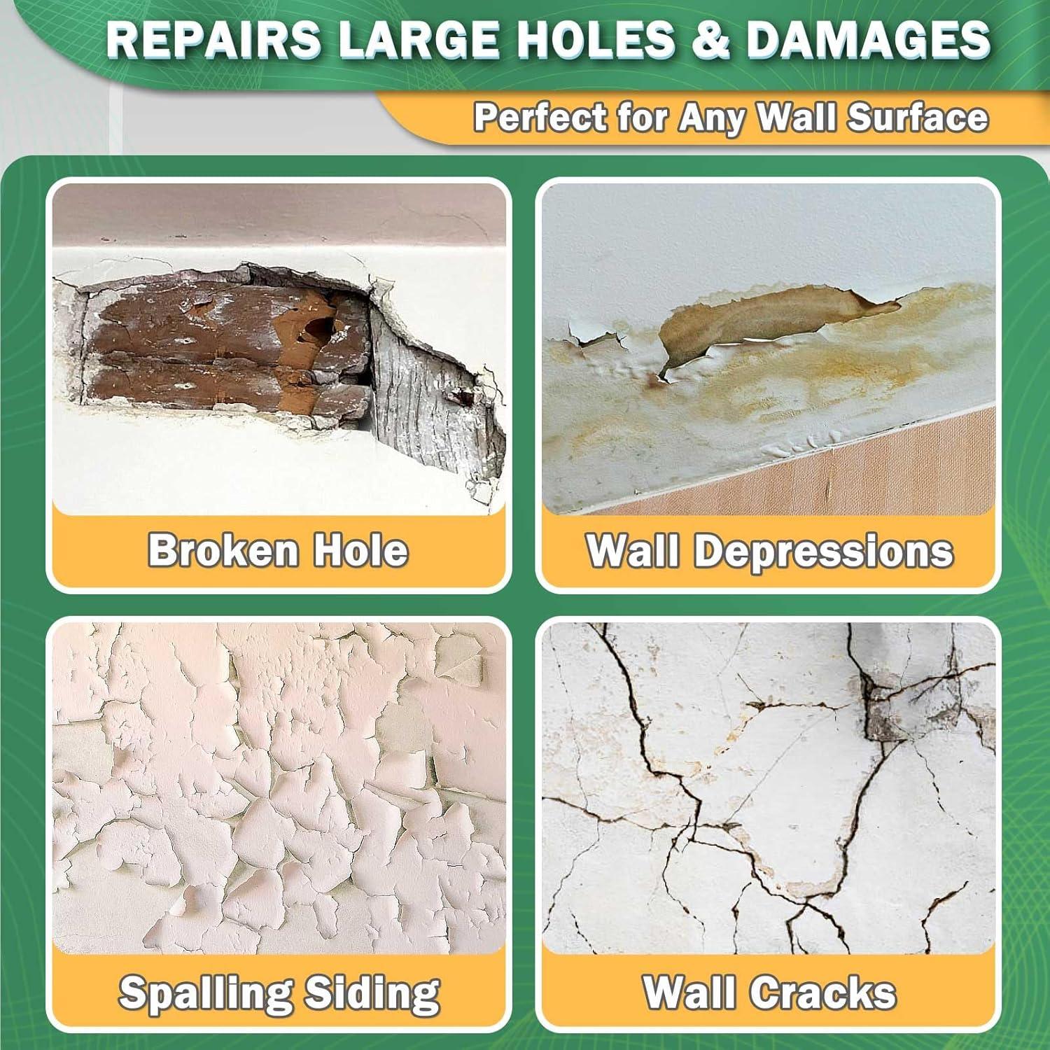 Kit de Reparación de Paneles de Yeso Seloom 30.48 cm - Parche Autoadhesivo