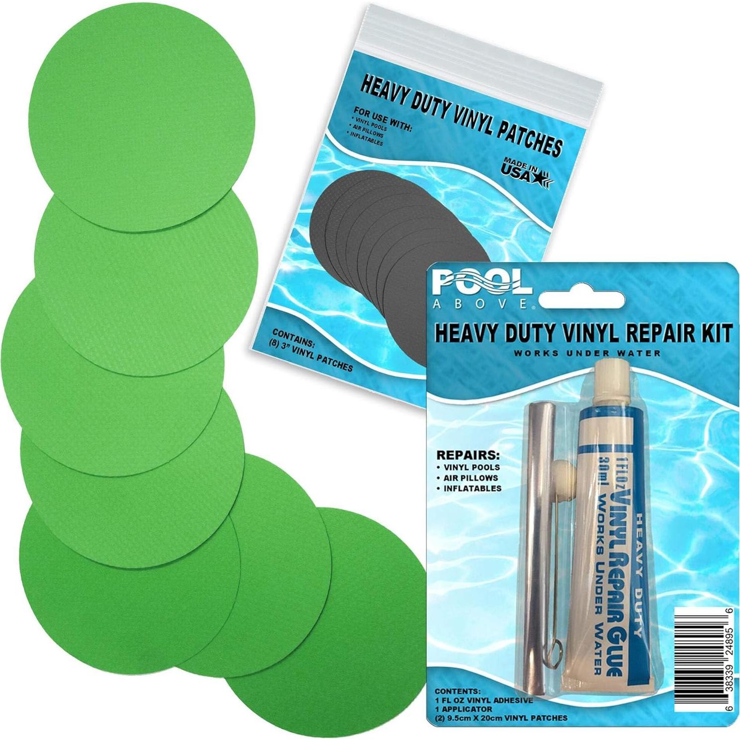 Kit de Parcheo de Vinilo Pool Above - 8 Parches 7.6cm y Pegamento