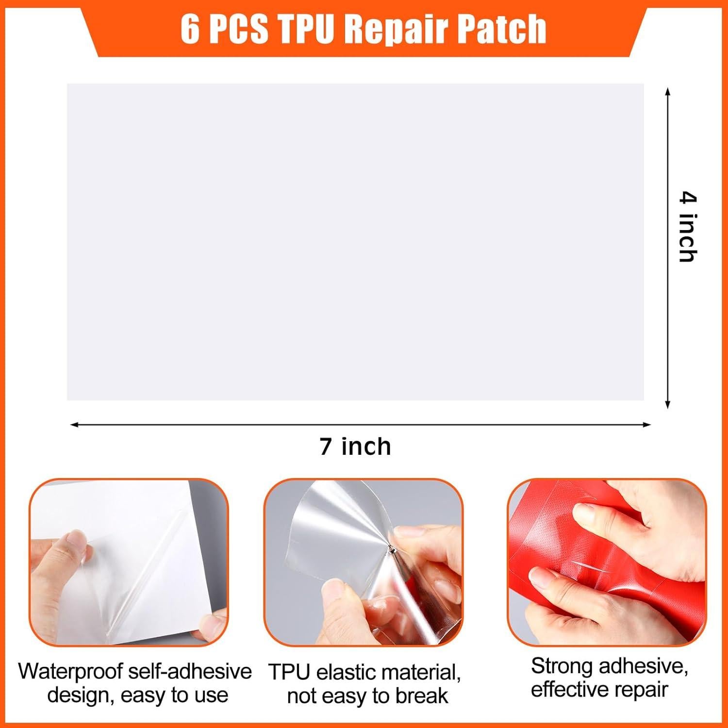 Kit de Reparación de Botes Inflables Gejoy MK4229 - 23 Piezas