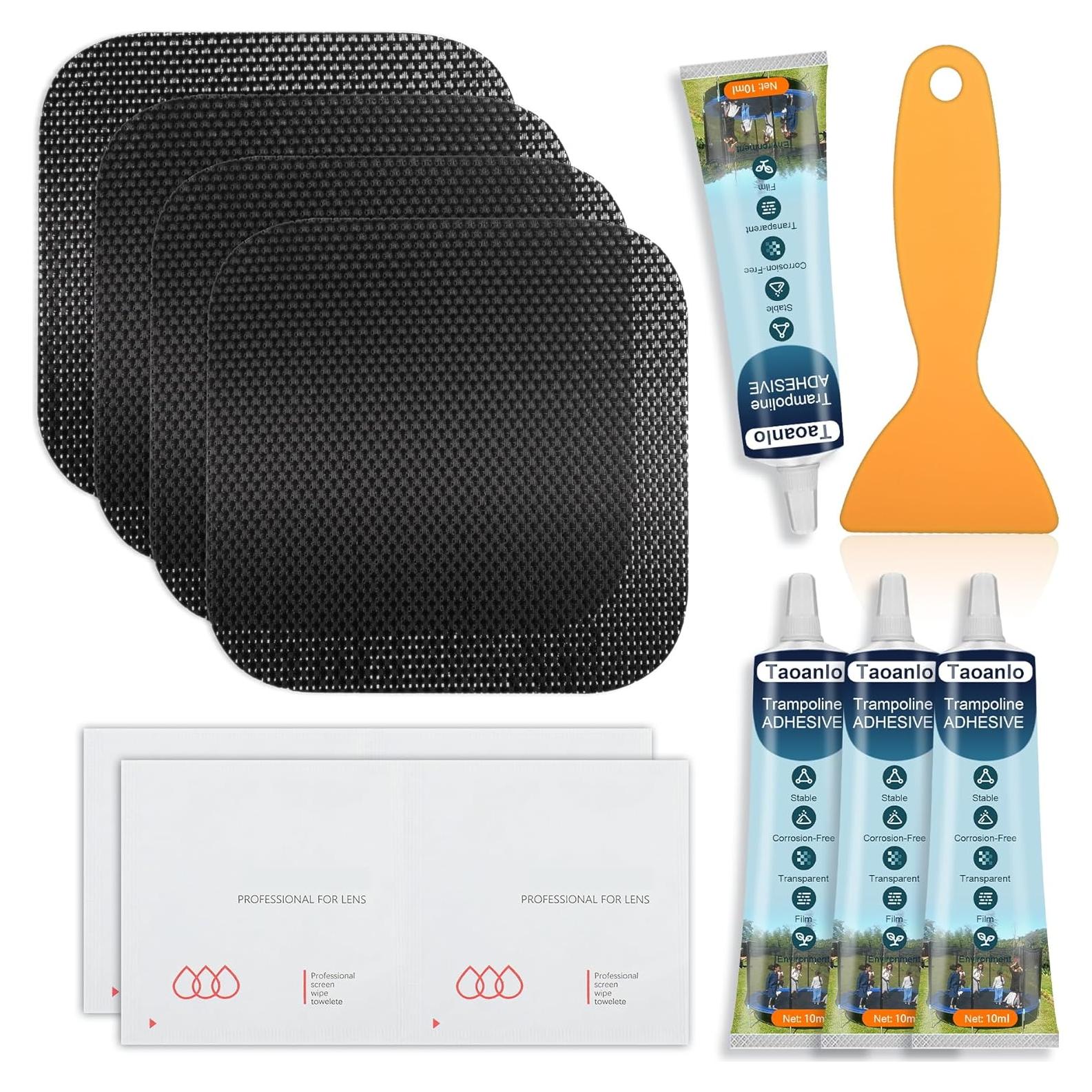 Kit de Parche Reparador para Trampolín Taoanlo 10.4x10.4cm
