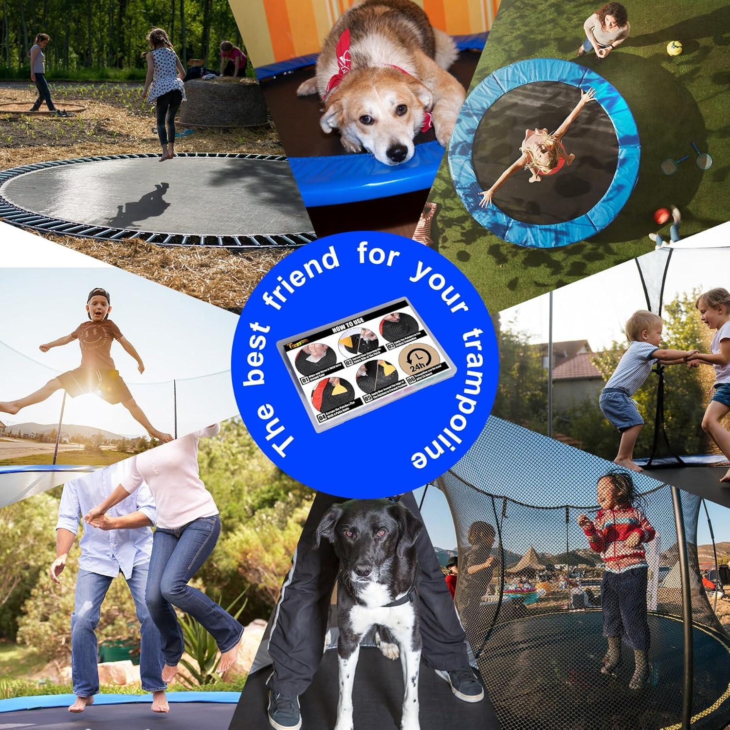 Kit de Parche Reparador para Trampolín Taoanlo 10.4x10.4cm