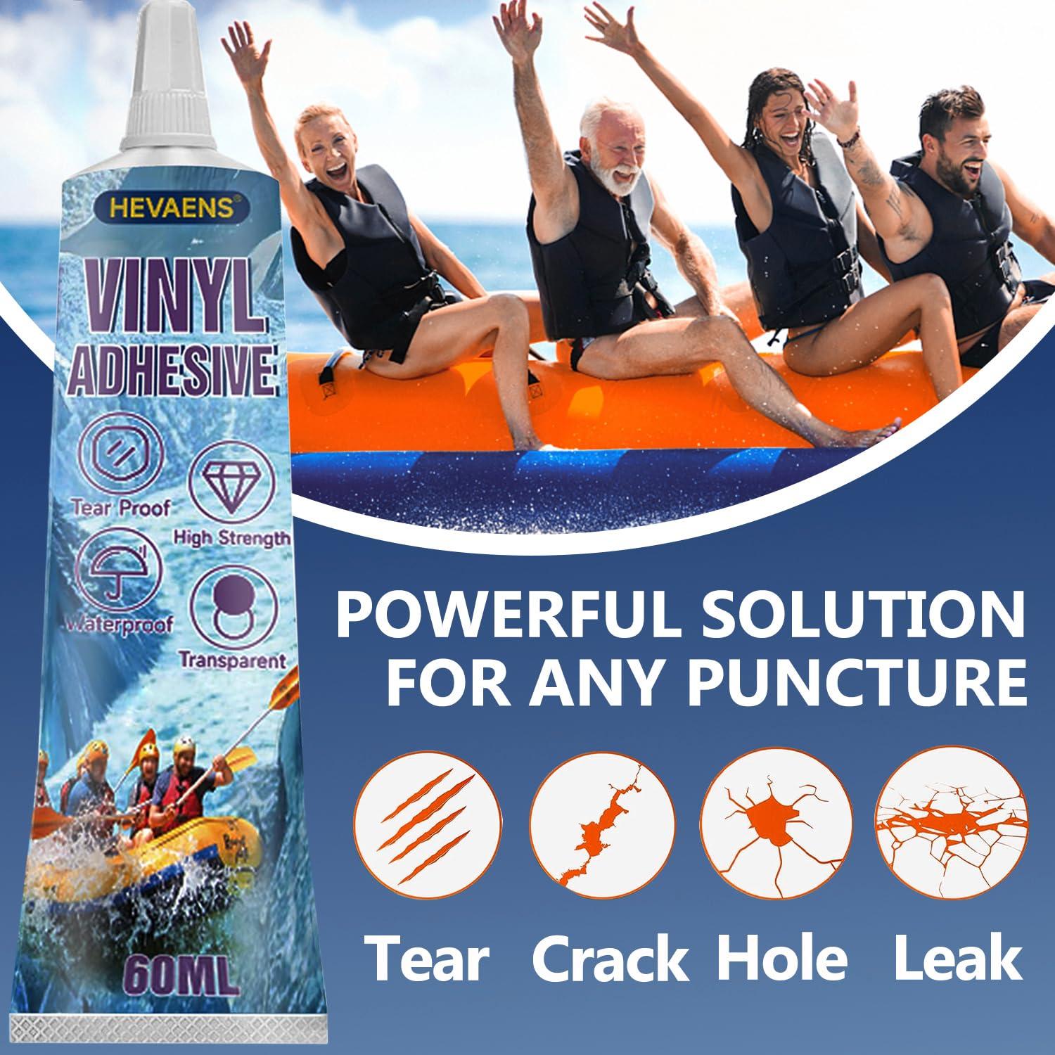 Kit de Parche HEVAENS 60ml para Colchón de Aire y Piscinas