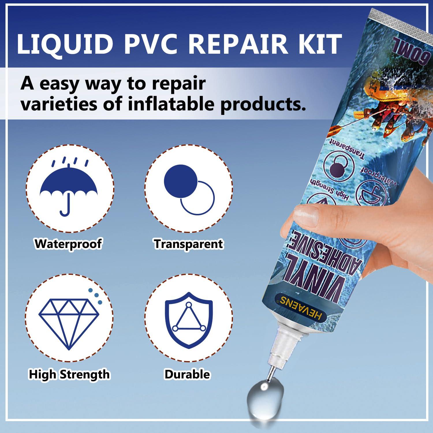 Kit de Parche HEVAENS 60ml para Colchón de Aire y Piscinas