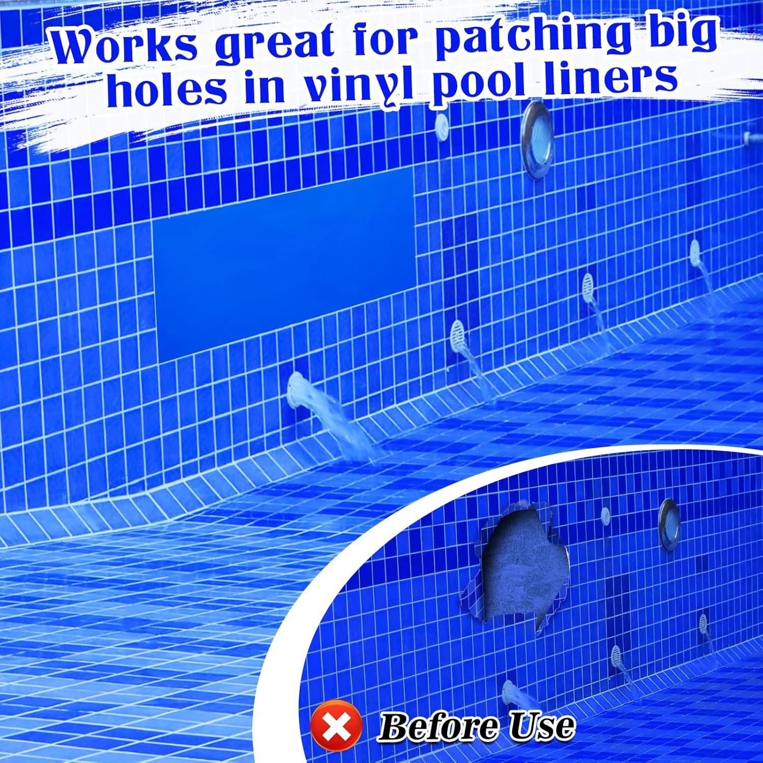 Parche de PVC autoadhesivo Aulock 1.22 x 0.86 m para piscina