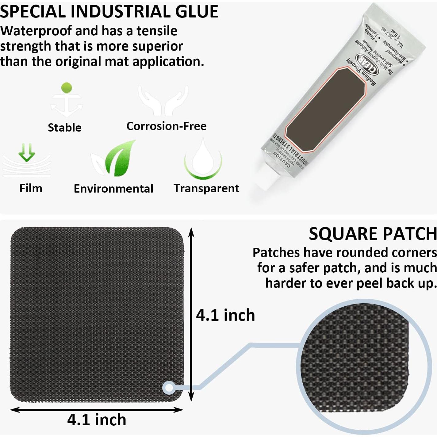 Kit de Reparación de Malla de Trampolín 4x4 cm - ifeolo