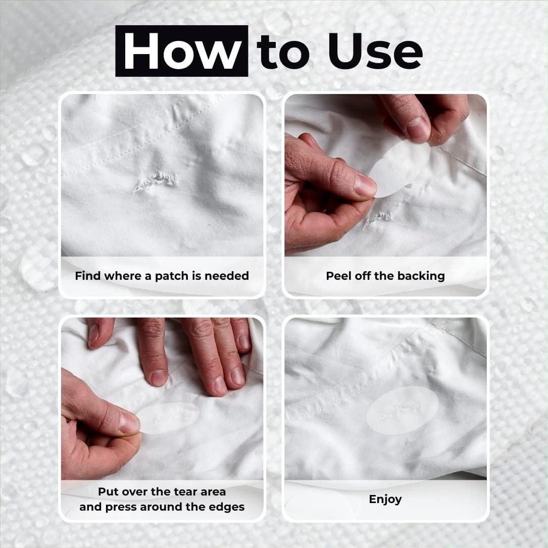 Parches de Reparación aZengear 11 Pzs Impermeables Transparentes