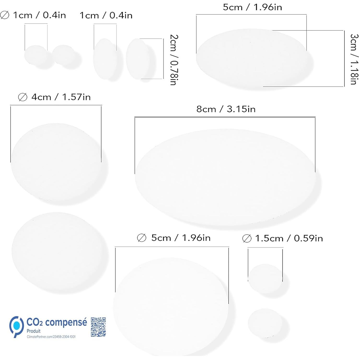 Parches de Reparación aZengear 11 Pzs Impermeables Transparentes