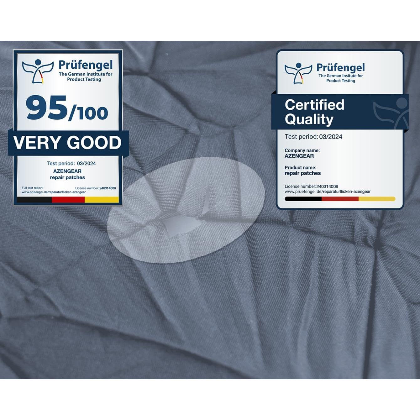 Parches de Reparación aZengear 11 Pzs Impermeables Transparentes