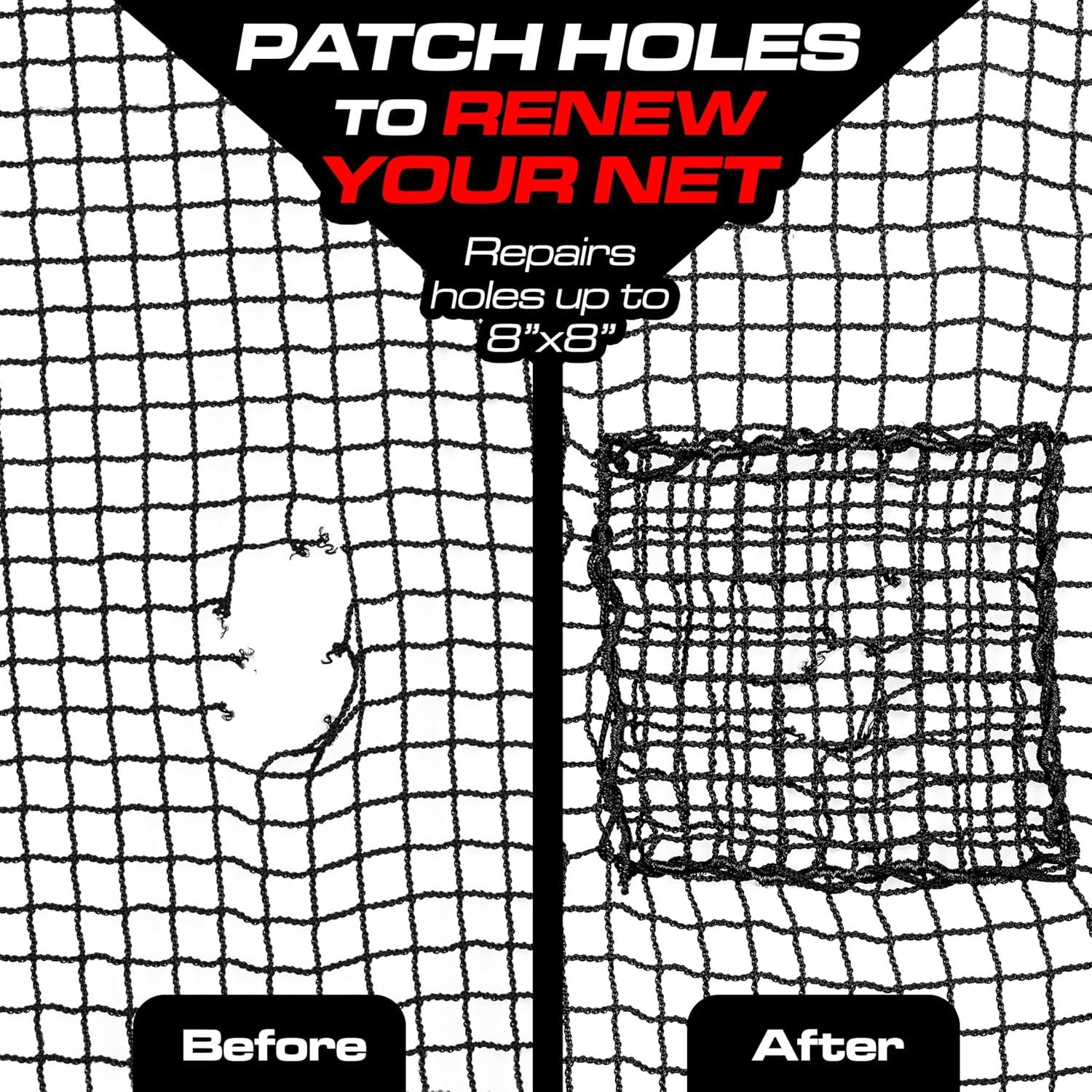 Kit de Reparación de Redes GoSports - 3 Parches 20x20 cm