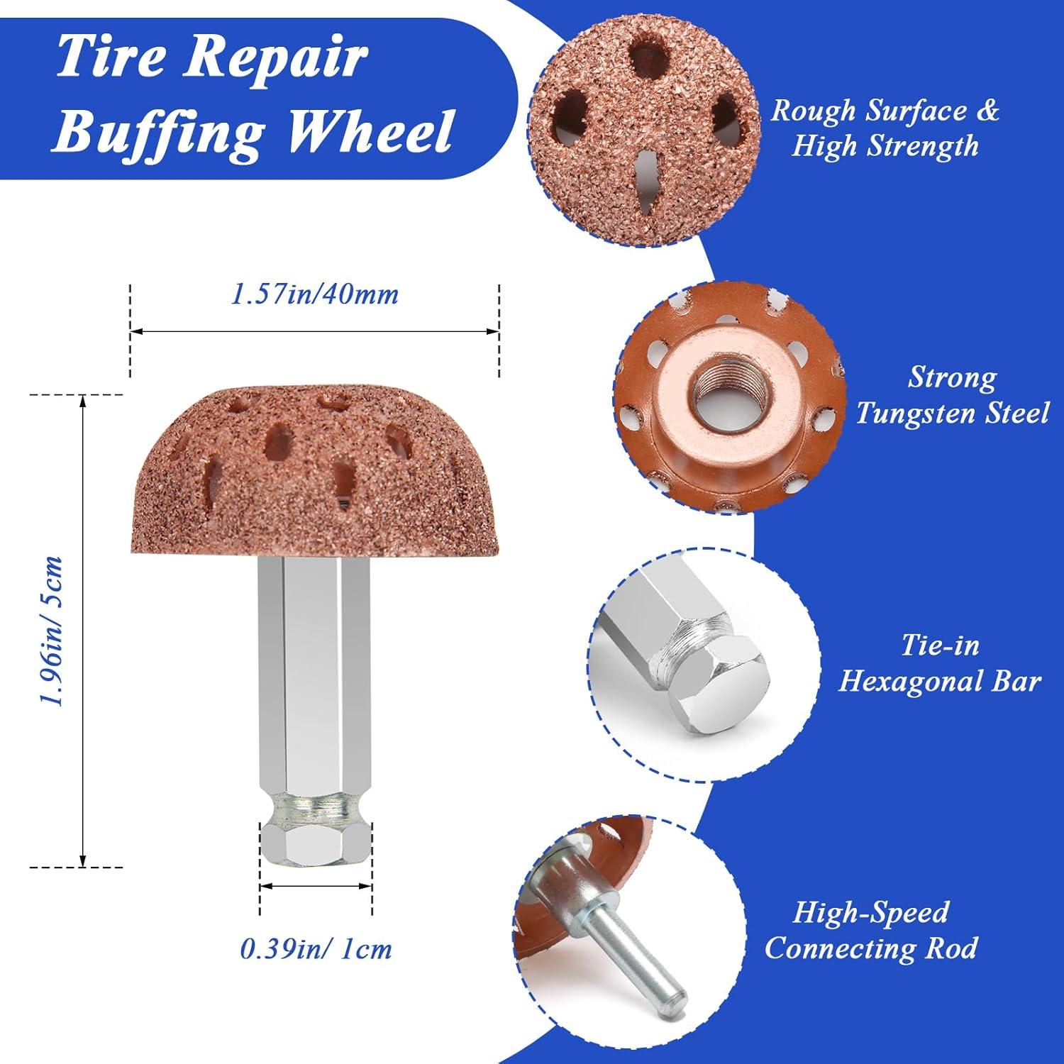 Kit de Reparación de Neumáticos Anglekai 30 Parches 32-58mm