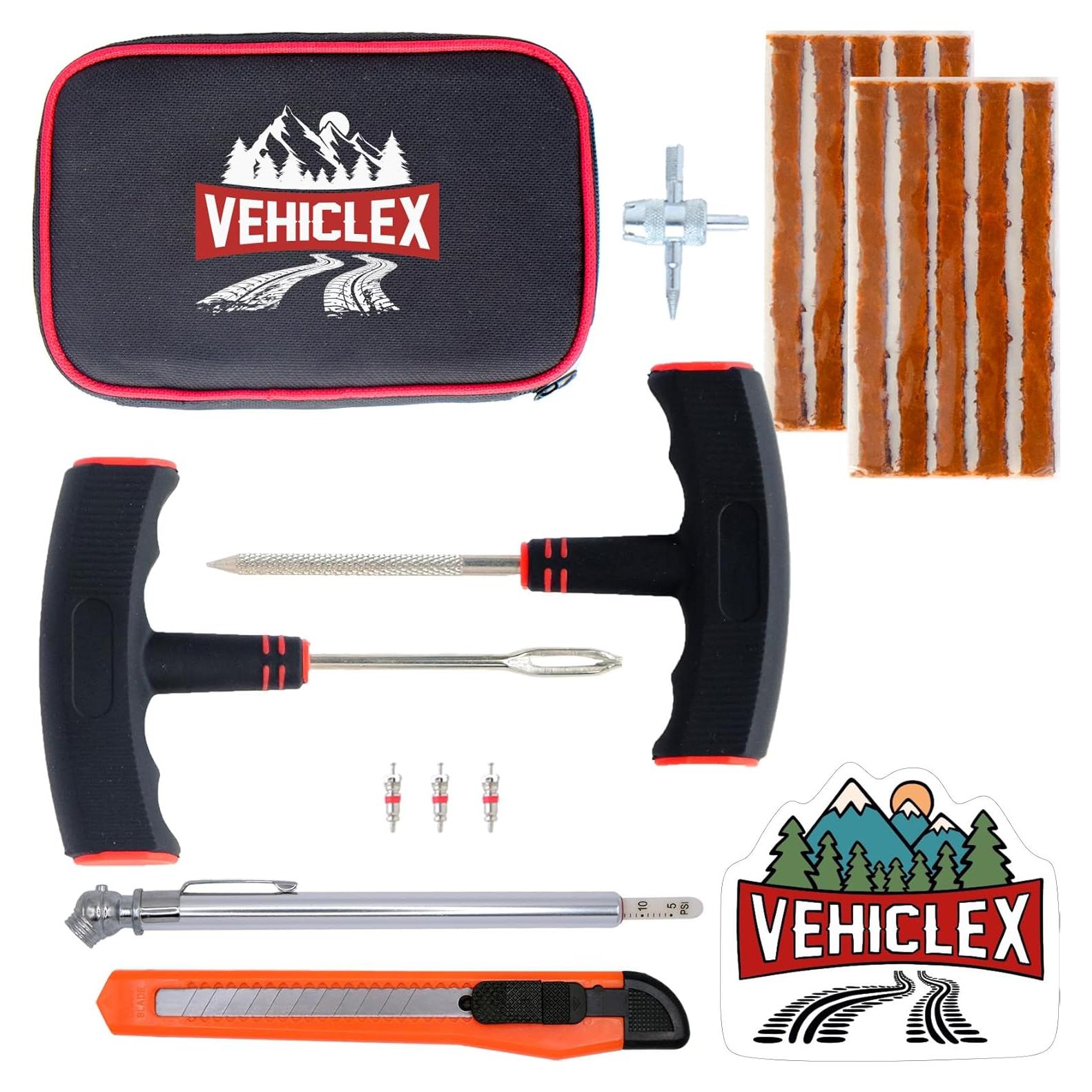 Kit de Reparación de Neumáticos Vehiclex - Compacto y Esencial