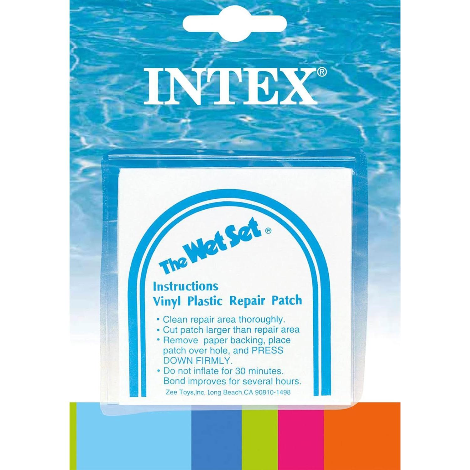 Parche de Reparación de Vinilo INTEX Wet Set 18 Piezas