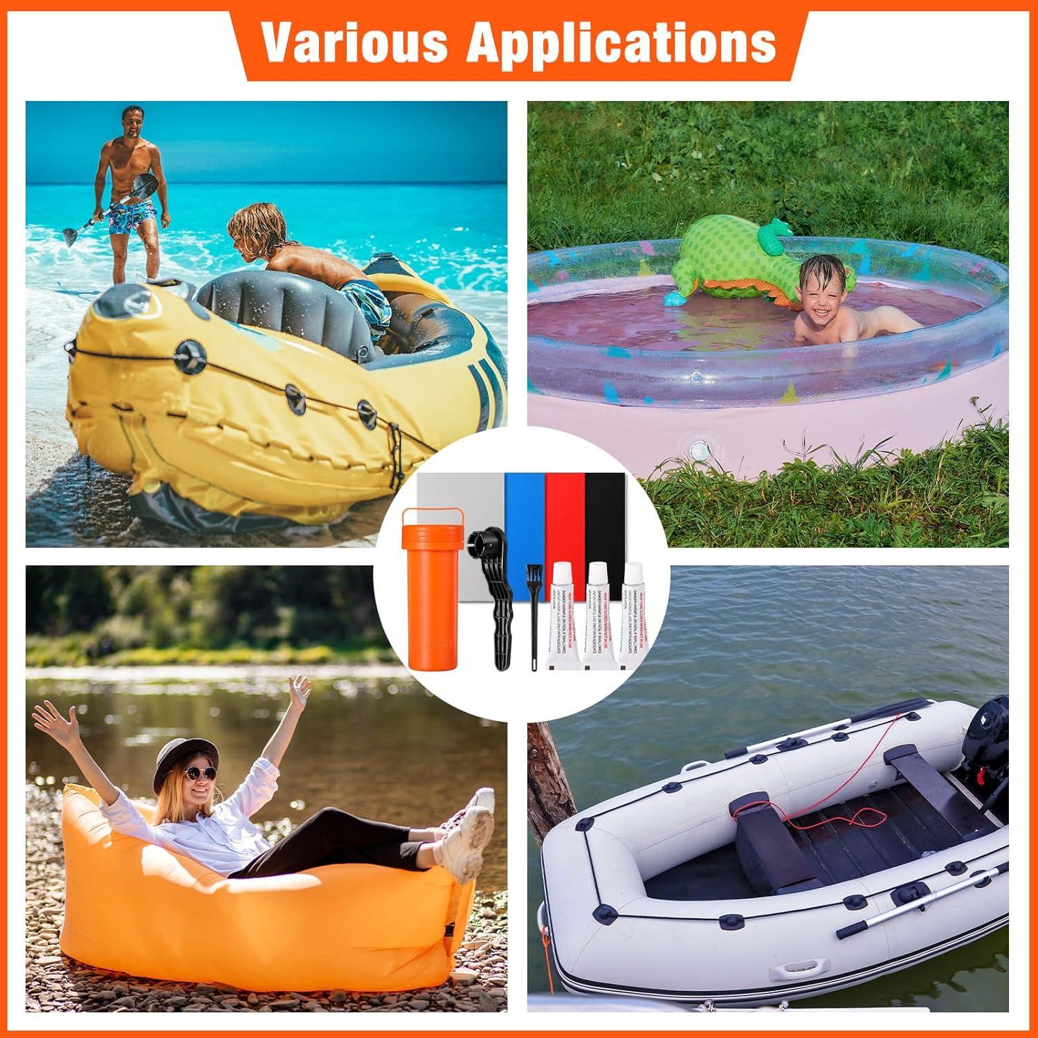 Kit de Reparación de Bote Inflable Gejoy MK4225 - 21 Piezas