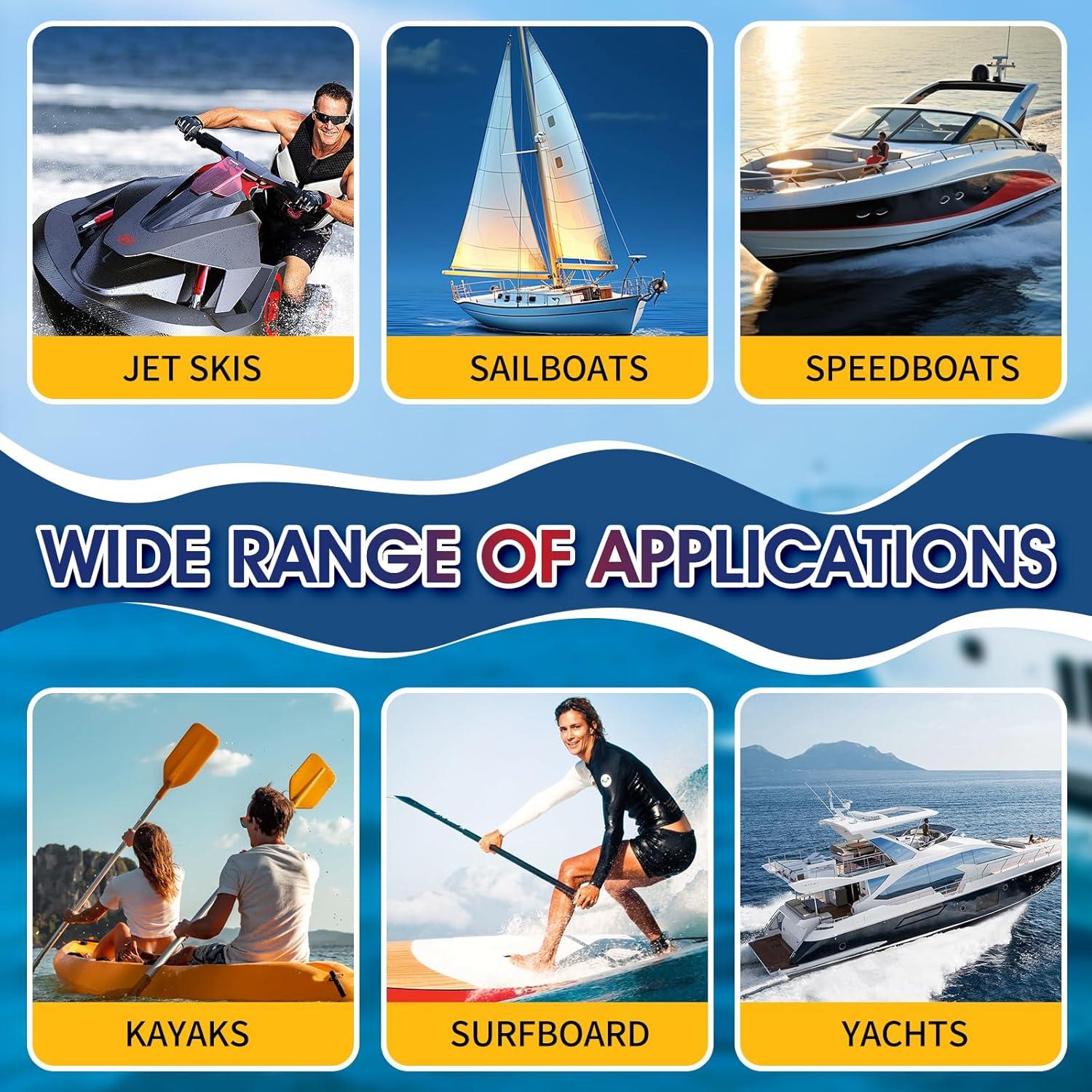 Kit de Reparación de Fibra de Vidrio Quadence para Barcos 150g