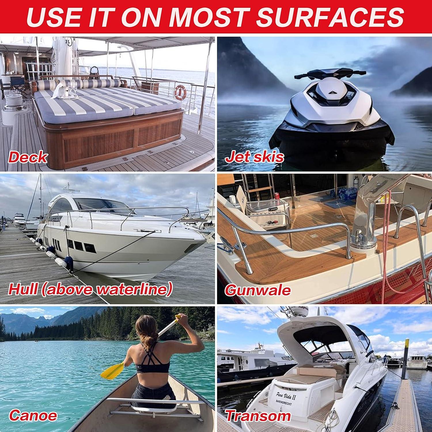 Kit de Reparación de Gel Coat para Barcos Ankita - Epóxico Blanco