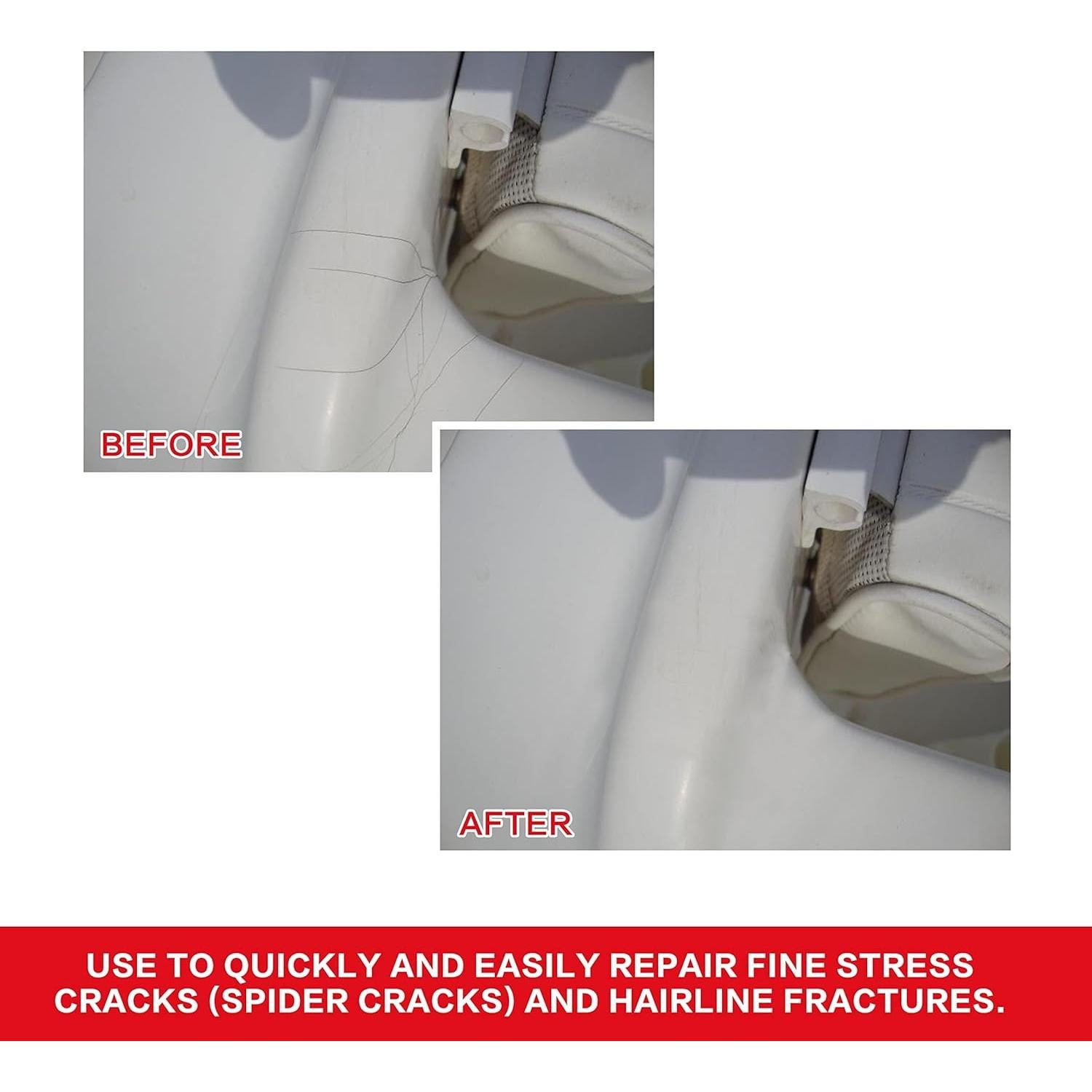 Kit de Reparación de Gel Coat para Barcos Ankita - Epóxico Blanco