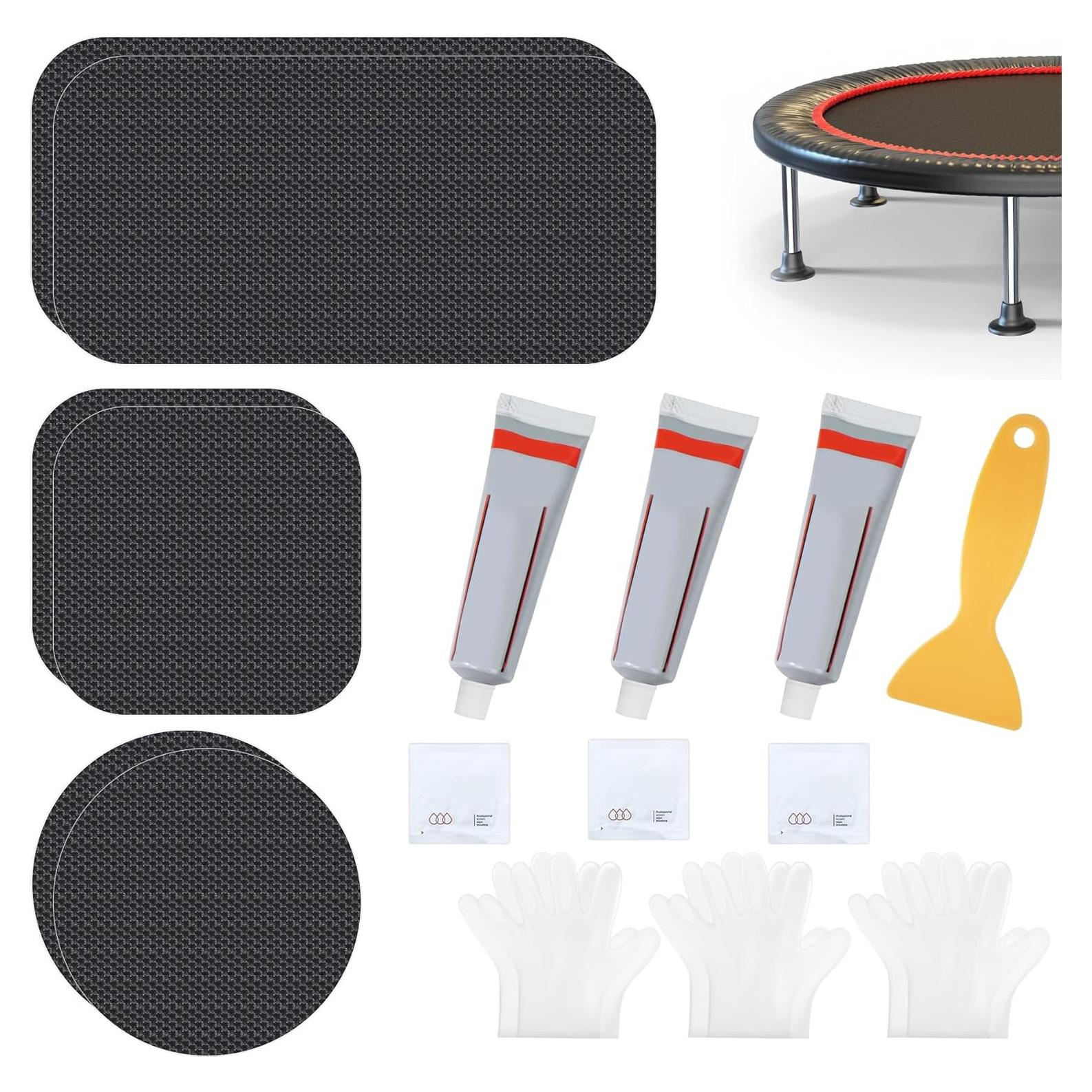 Kit de Reparación para Trampolín Taoanlo - 3 Parches de Malla