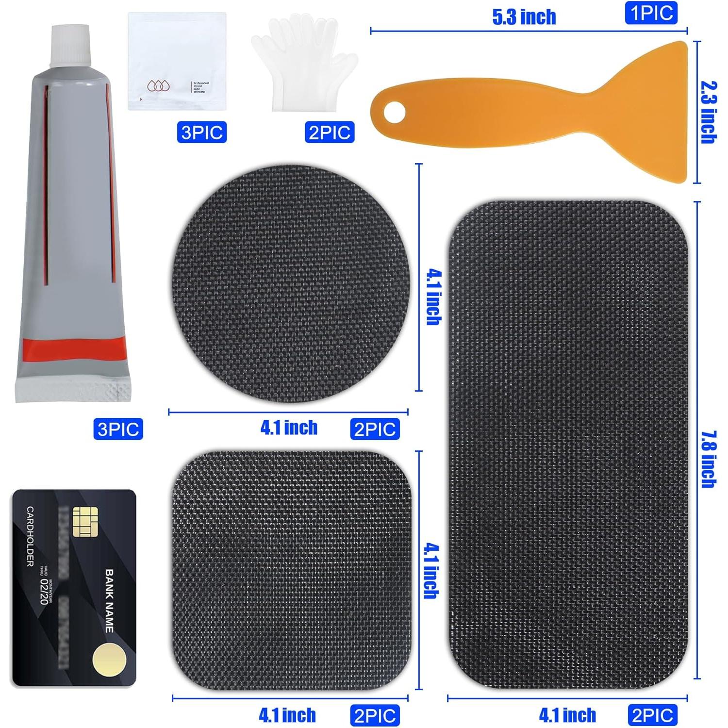 Kit de Reparación para Trampolín Taoanlo - 3 Parches de Malla