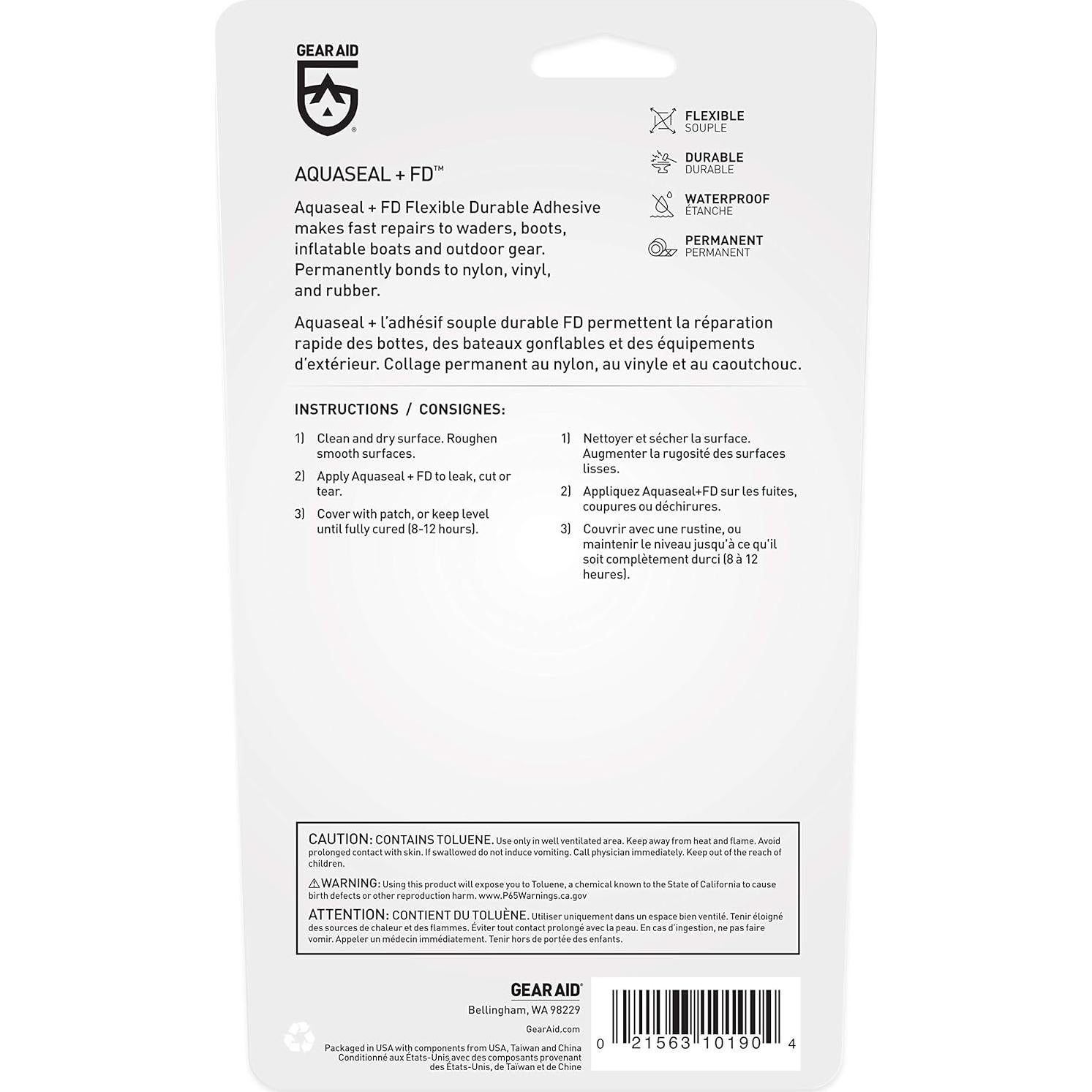 Kit de Reparación GEAR AID Aquaseal FD para Neopreno y Vaderas