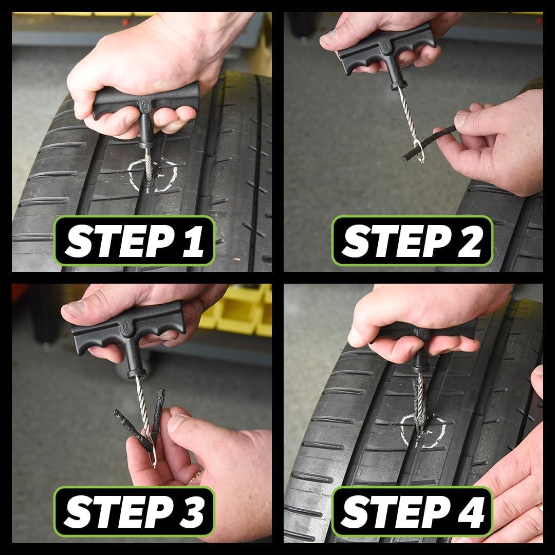 Kit de Reparación de Neumáticos Slime 20133, 9 Piezas