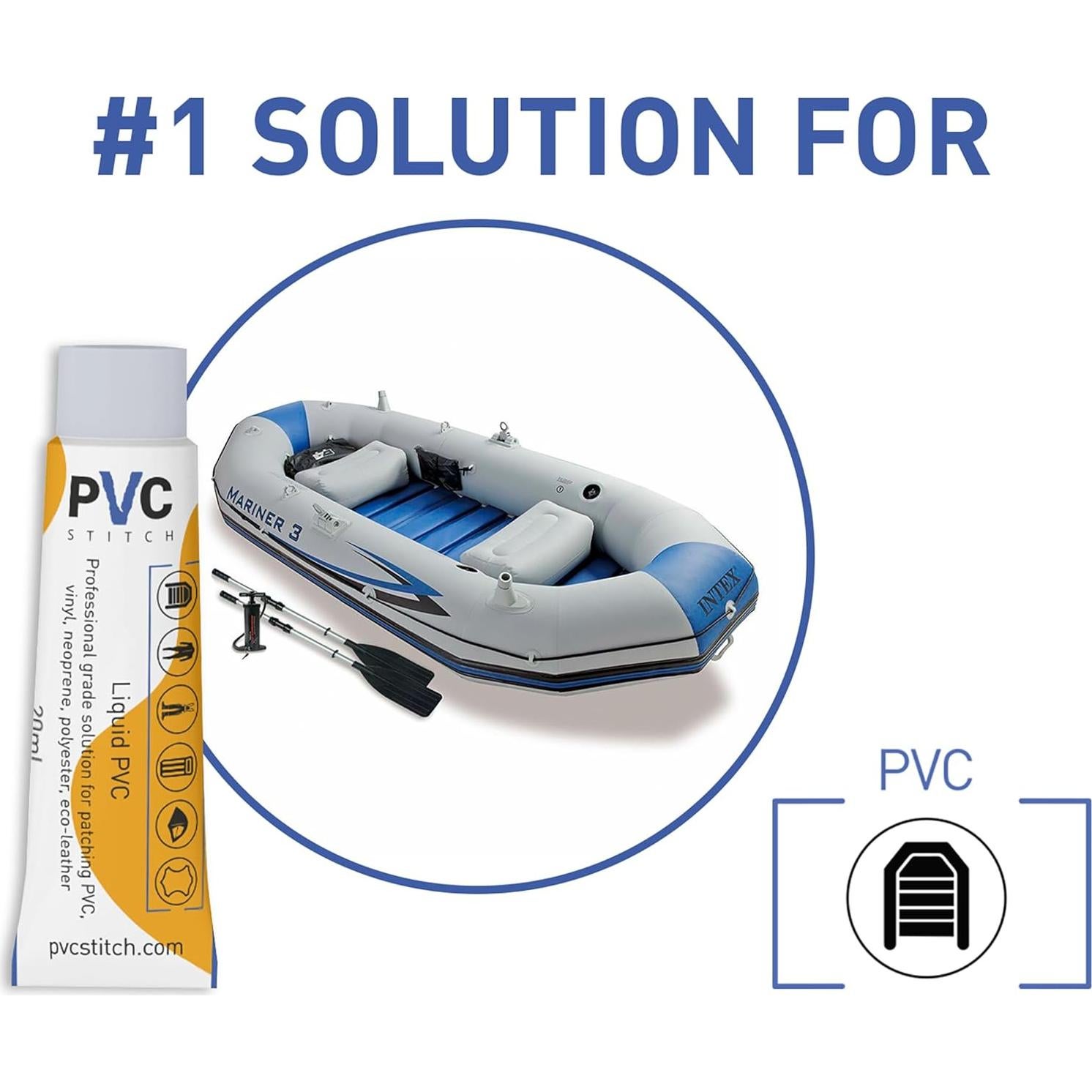 Parche Líquido PVC Stitch 20ml para Reparación de Inflables