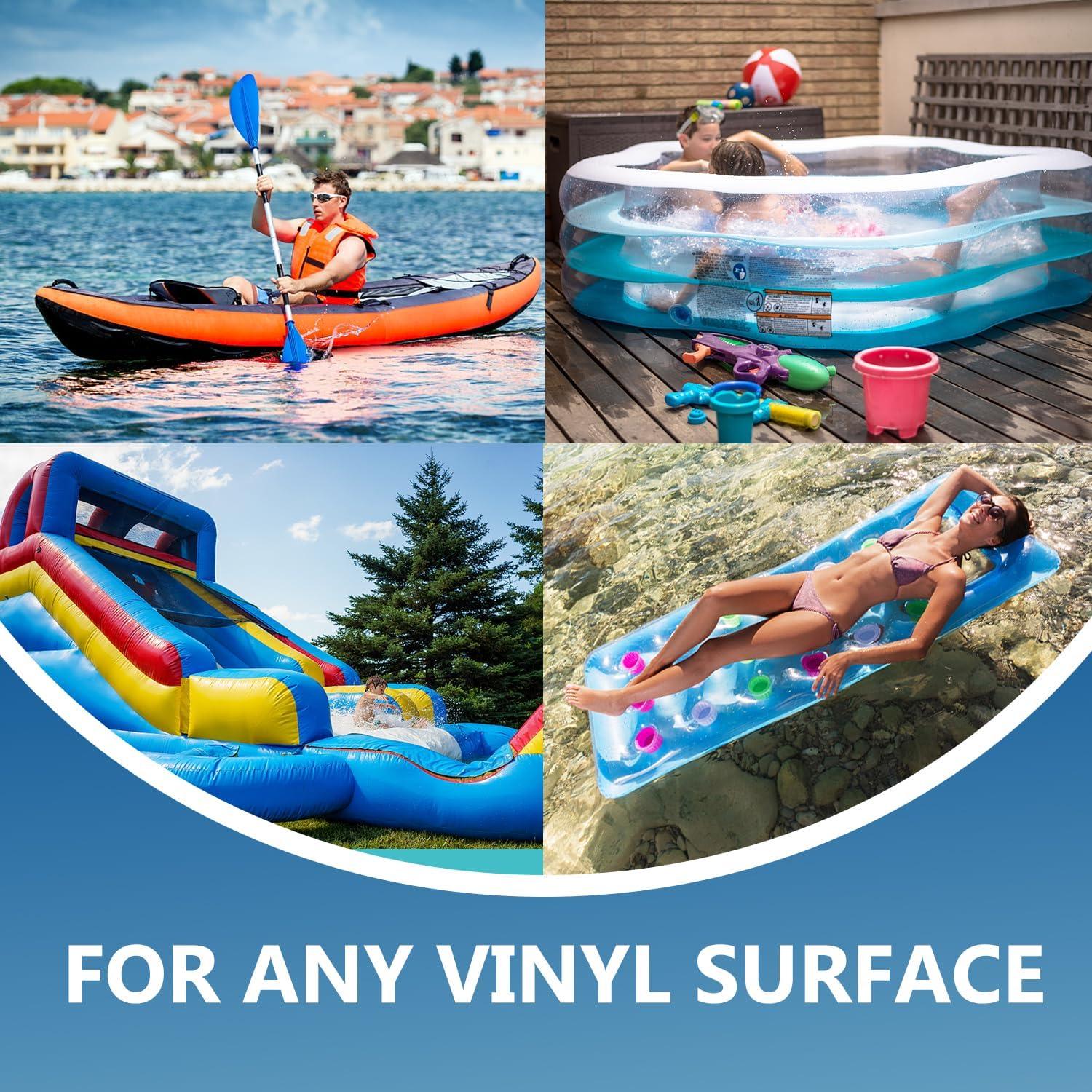 Kit de Reparación de Parche Inflable Hevaens 60ml Vinilo