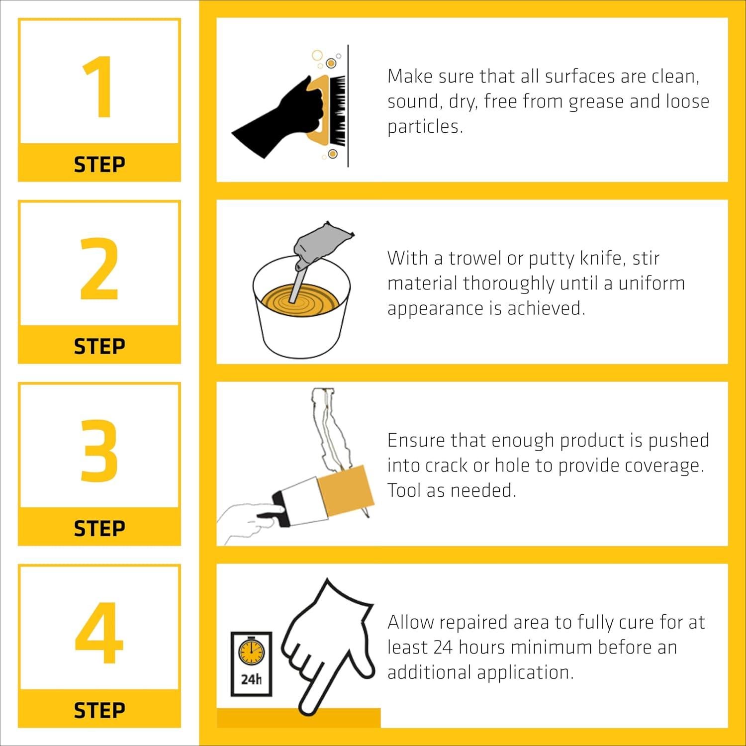 Parche de Estuco SIKA Sikacryl 1L Blanco Resistente a Humedad
