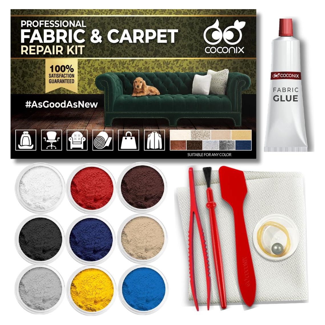 Kit de Reparación de Telas y Alfombras Coconix FRK - 1 Solución Todo en Uno
