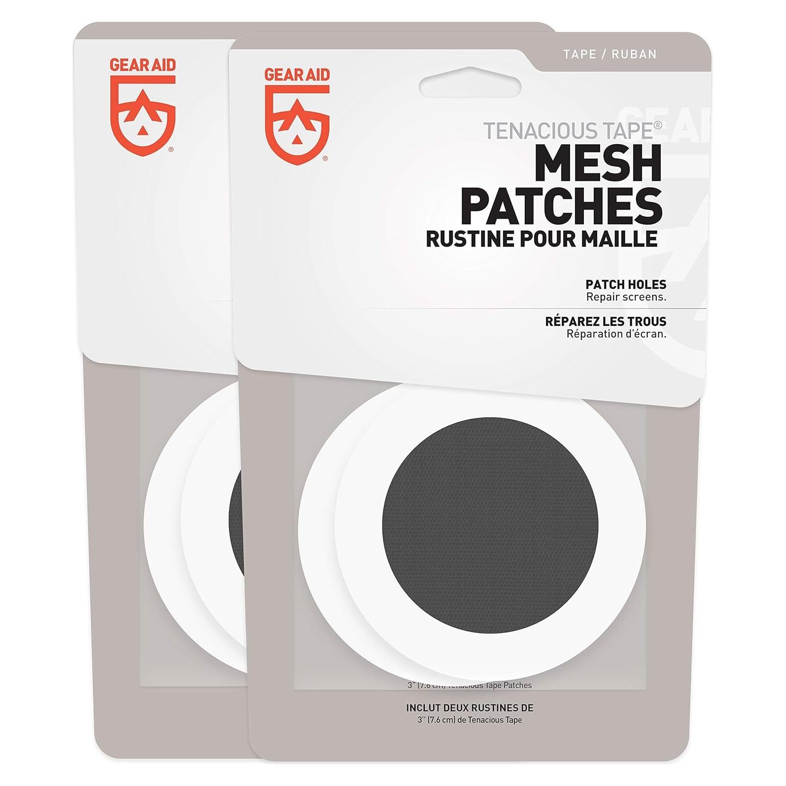 Parches de Malla GEAR AID Tenacious Tape 3" para Reparación