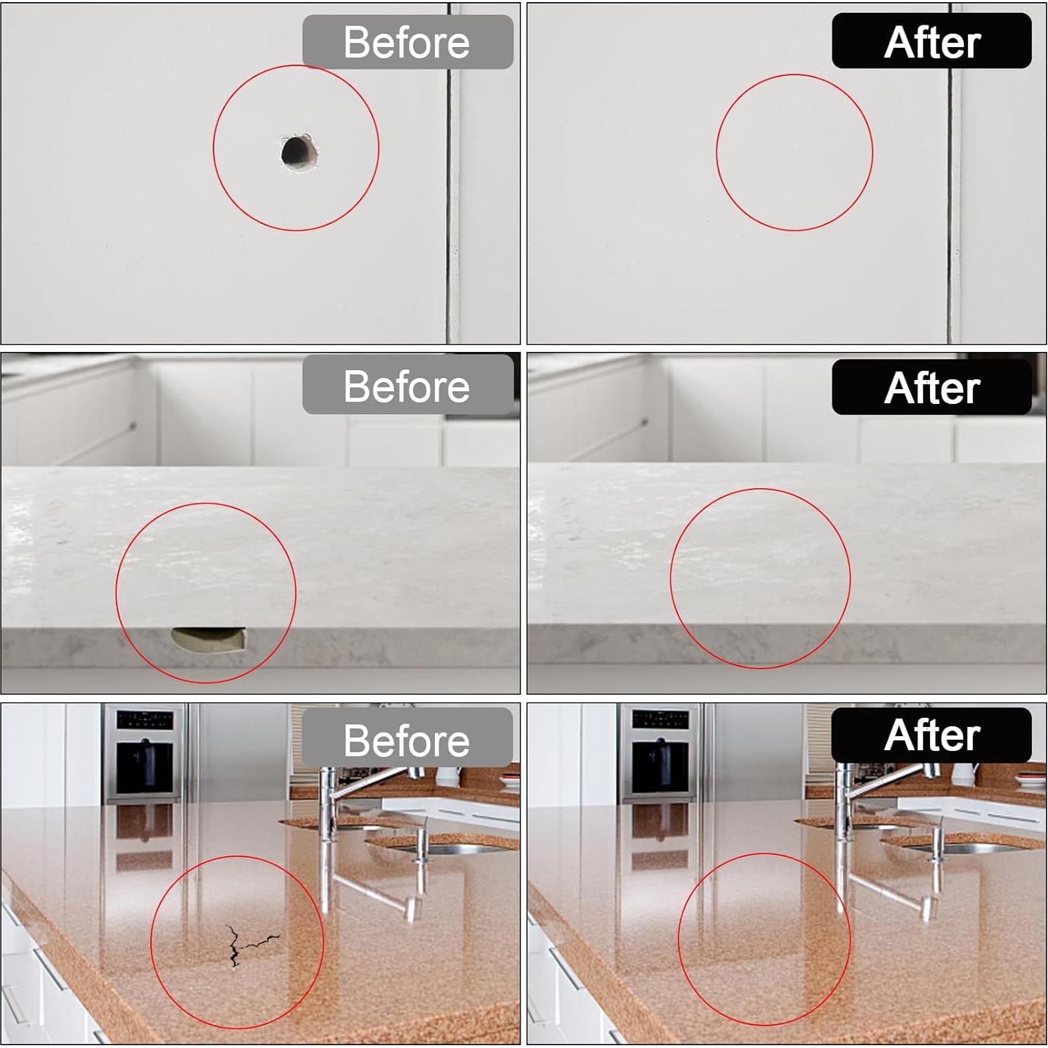 Kit de Reparación de Azulejos y Porcelana LANBOKIT 104g