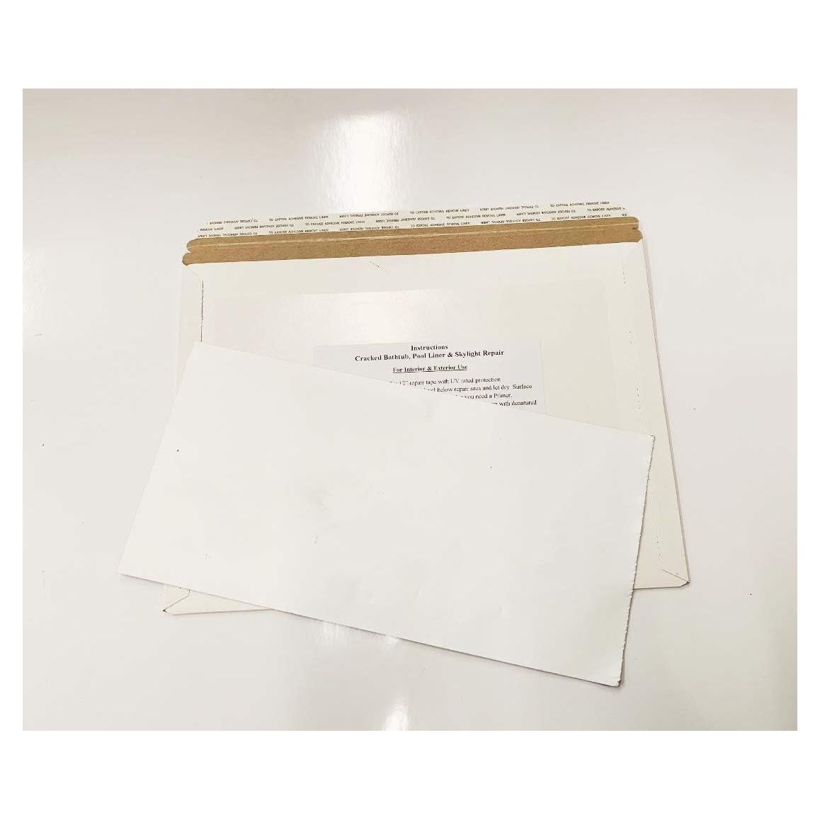 Parche de Reparación A.A 15.24x30.48 cm Vinilo Blanco