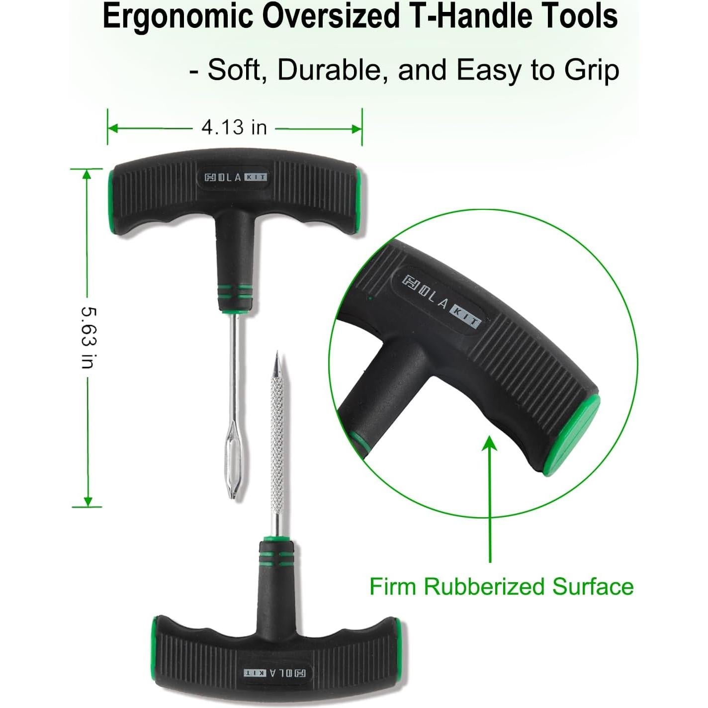 Kit de Reparación de Neumáticos HolaKit 22 Piezas Compacto