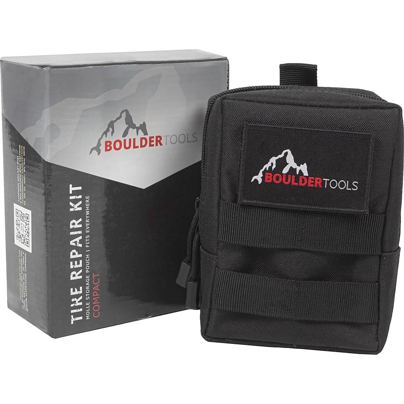 Kit de Reparación de Neumáticos Boulder Tools A095 Compacto