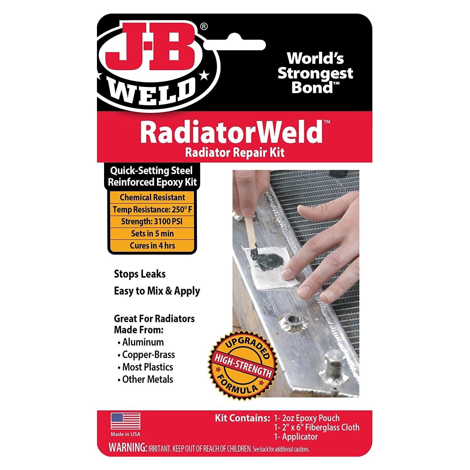 Kit de Reparación de Radiador J-B Weld 2120 - 0.05 kg