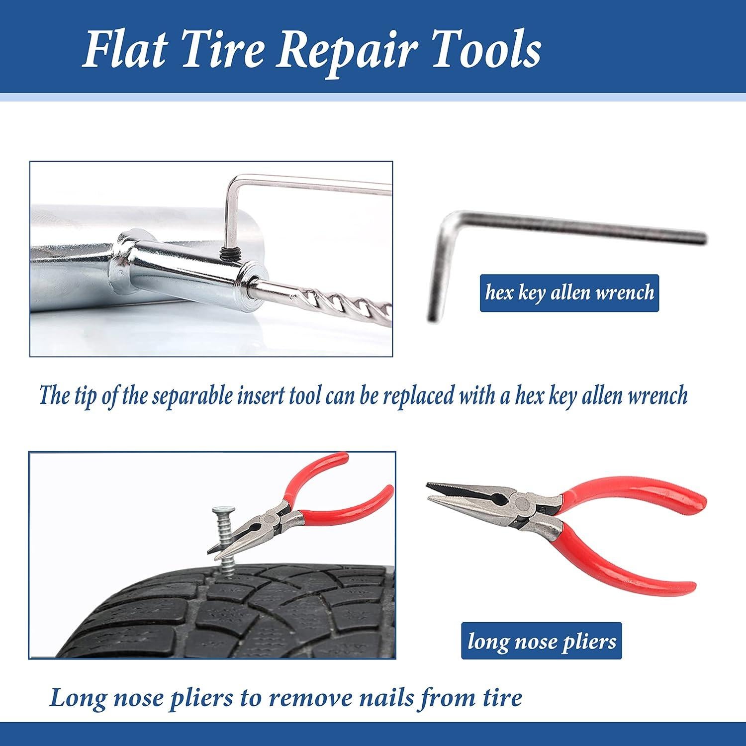 Kit de Reparación de Neumáticos 68pcs HYHJMISTY TRPK