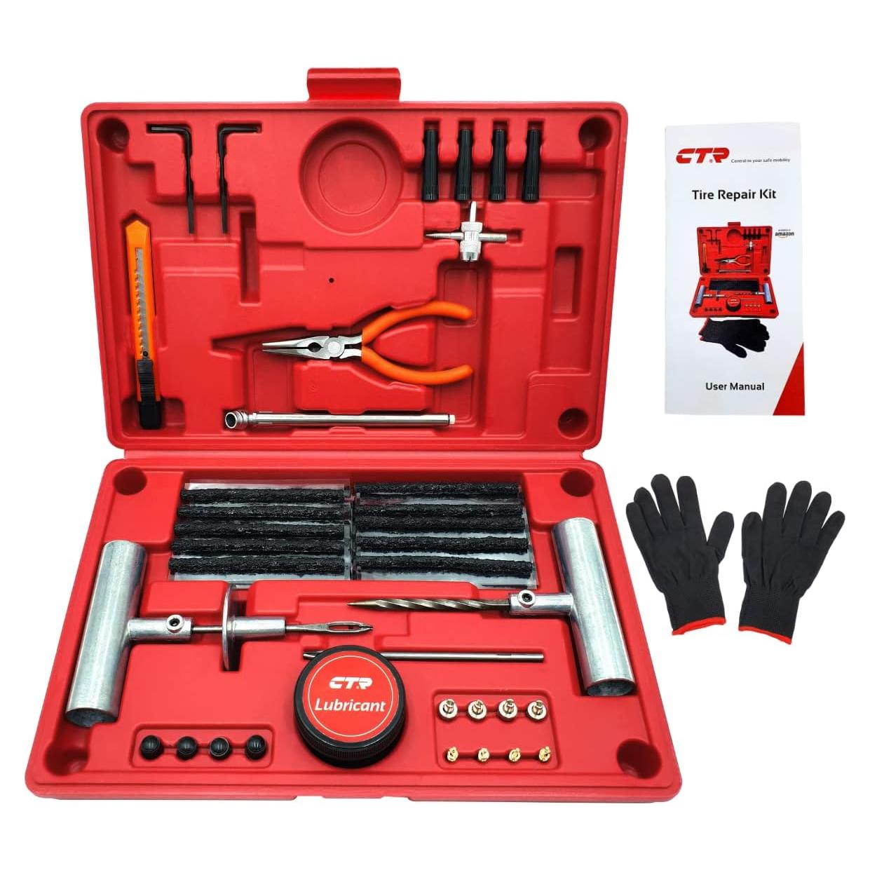 Kit de Reparación de Neumáticos CTR GE0001 - 68 Piezas