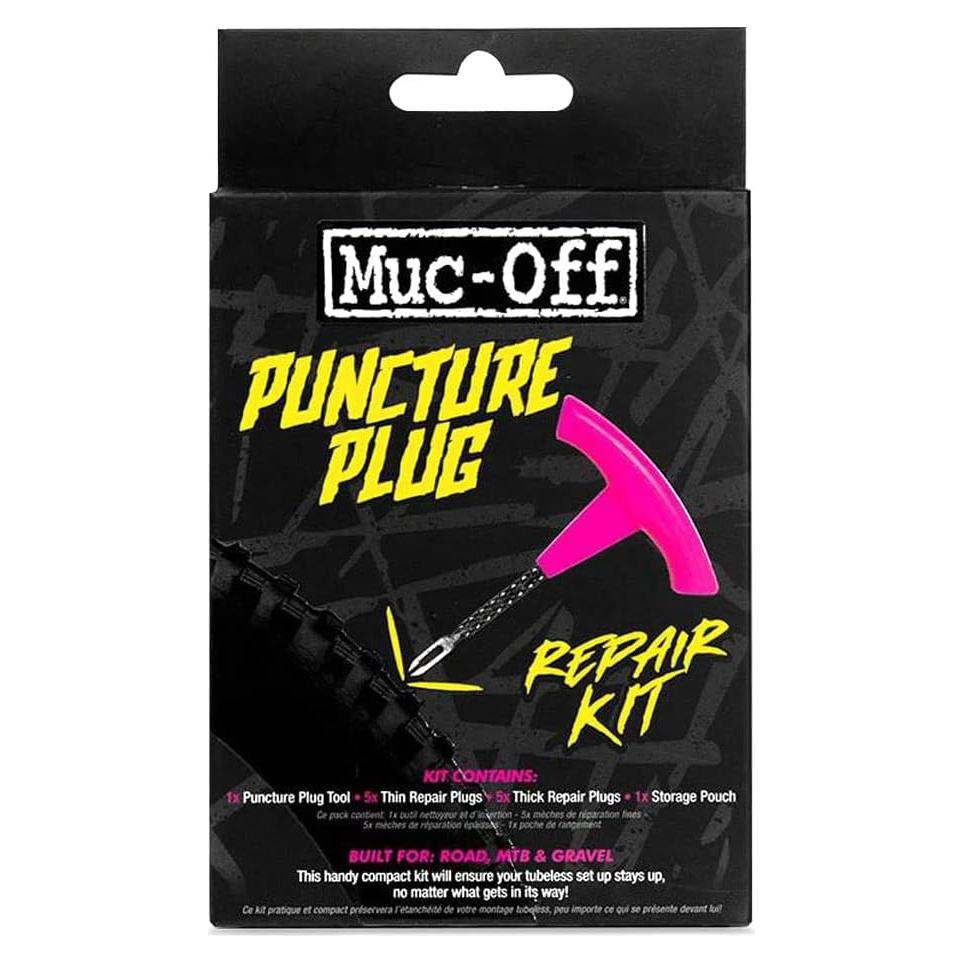 Kit de Reparación de Neumáticos Tubeless Muc-Off con 10 Tapones