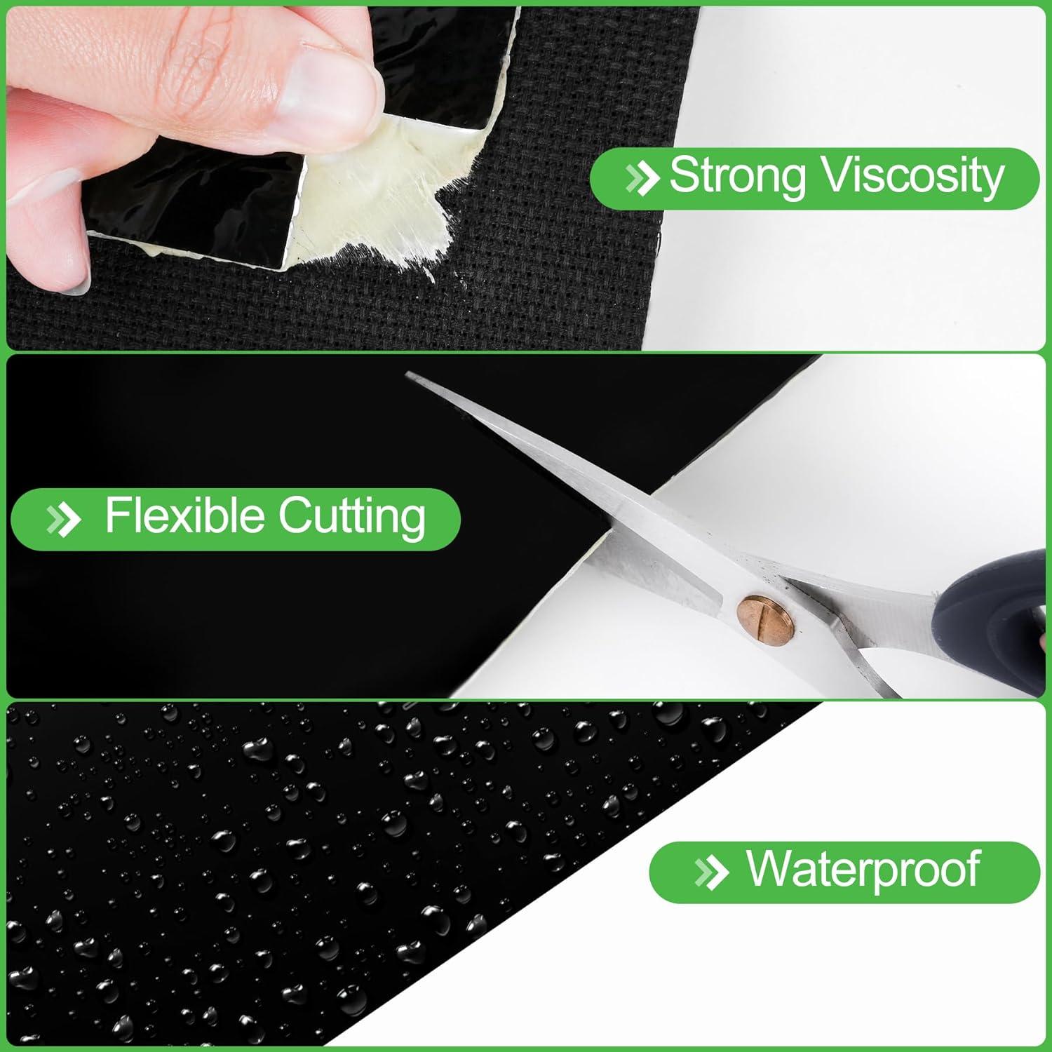 Kit de Parche de Reparación ToLanbbt 20.32x20.32cm Autoadhesivo