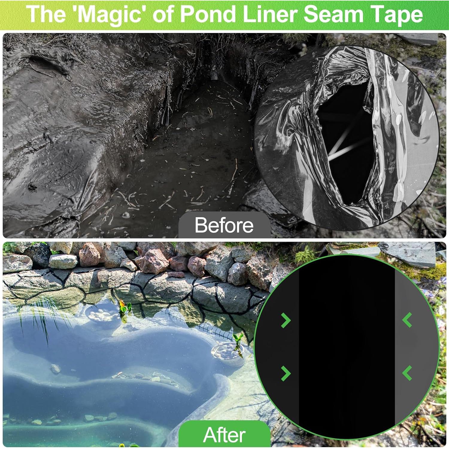 Kit de Parche de Reparación ToLanbbt 20.32x20.32cm Autoadhesivo