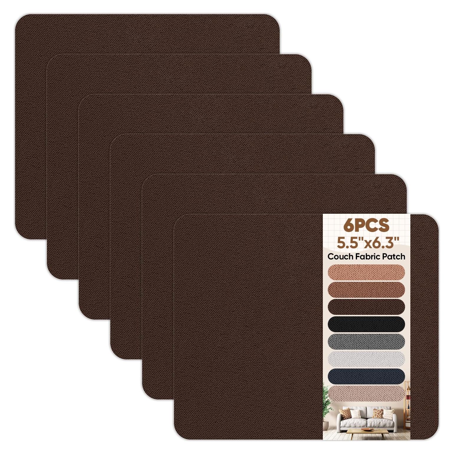 Kit de Parche Autoadhesivo para Sofá TYJLII 6 Piezas Microfibra