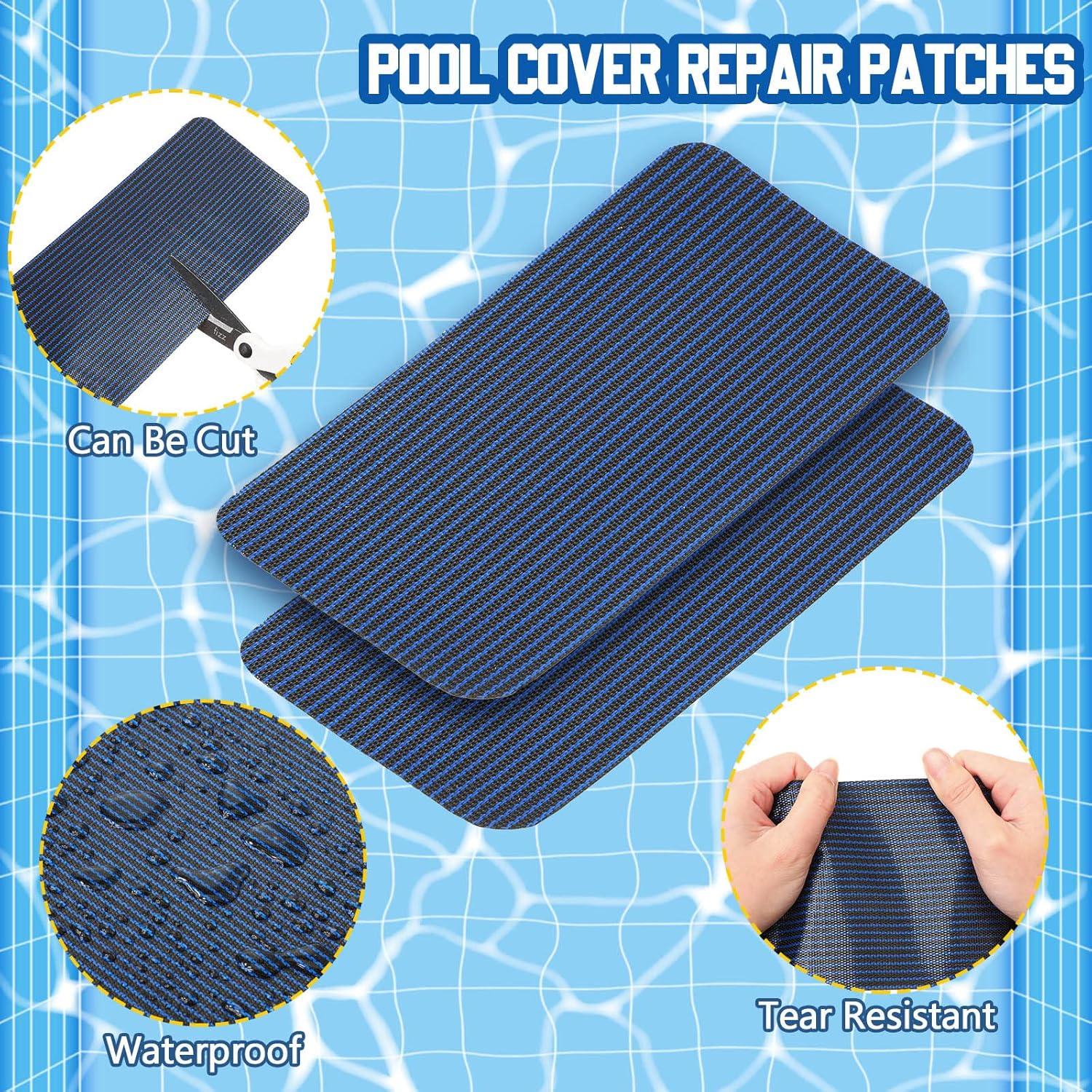 Kit de Parches Reparación Cubierta de Piscina Treela Azul 6 Piezas