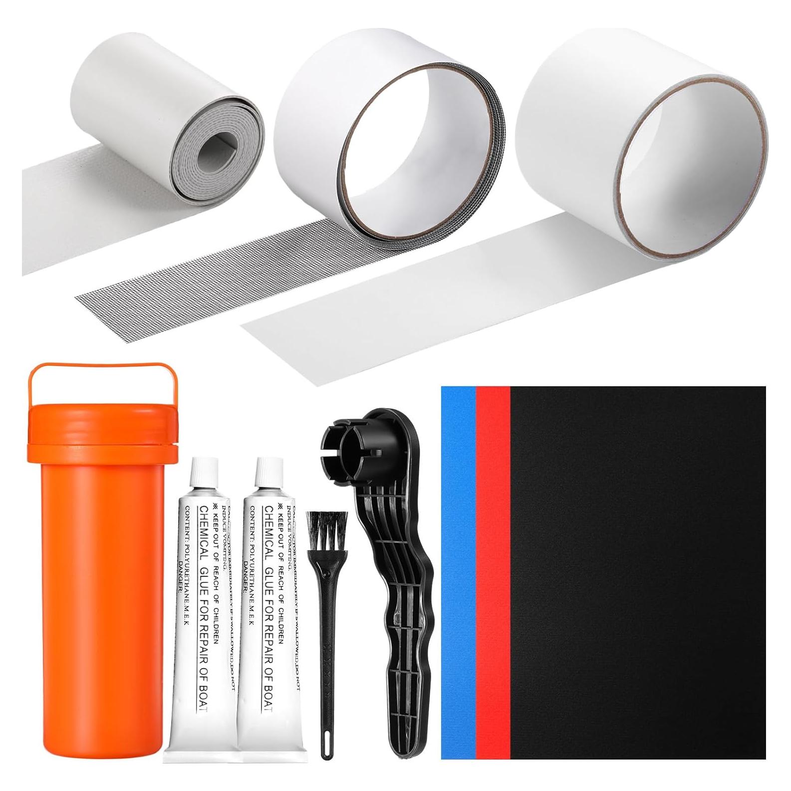 Kit de Reparación de Bote Inflable Gejoy MK4237 - 11 Piezas