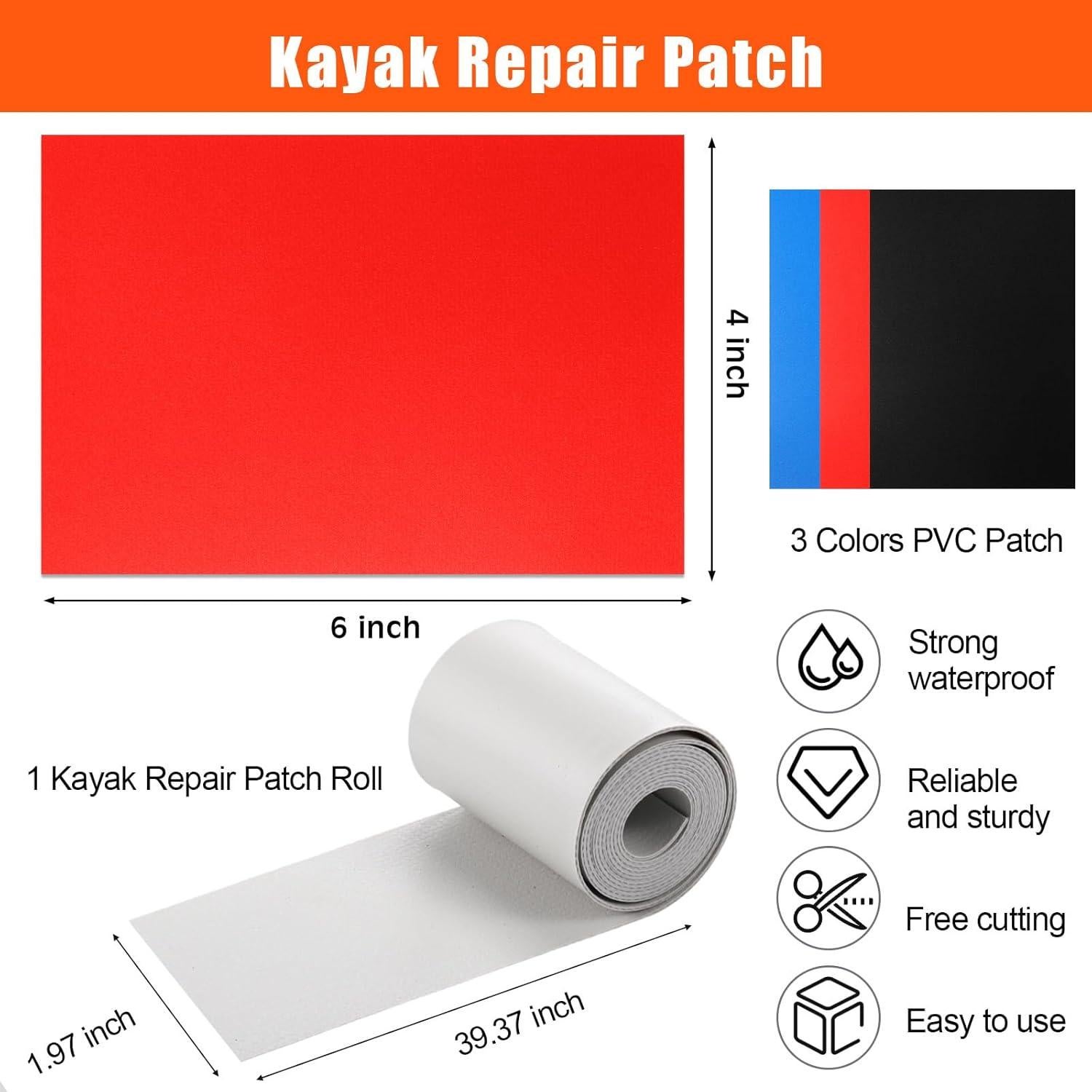 Kit de Reparación de Bote Inflable Gejoy MK4237 - 11 Piezas