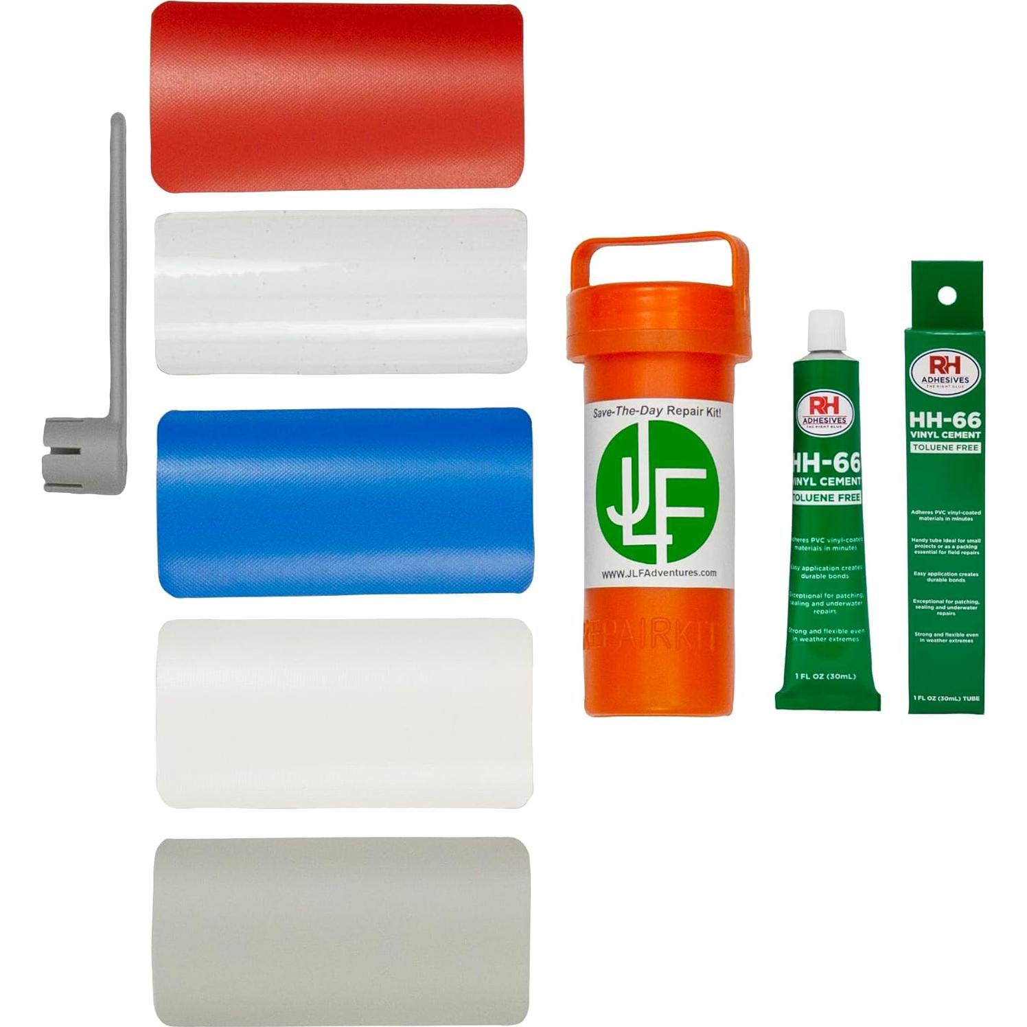 Kit de Reparación JLF para Tablas de Paddle Inflables con Pegamento