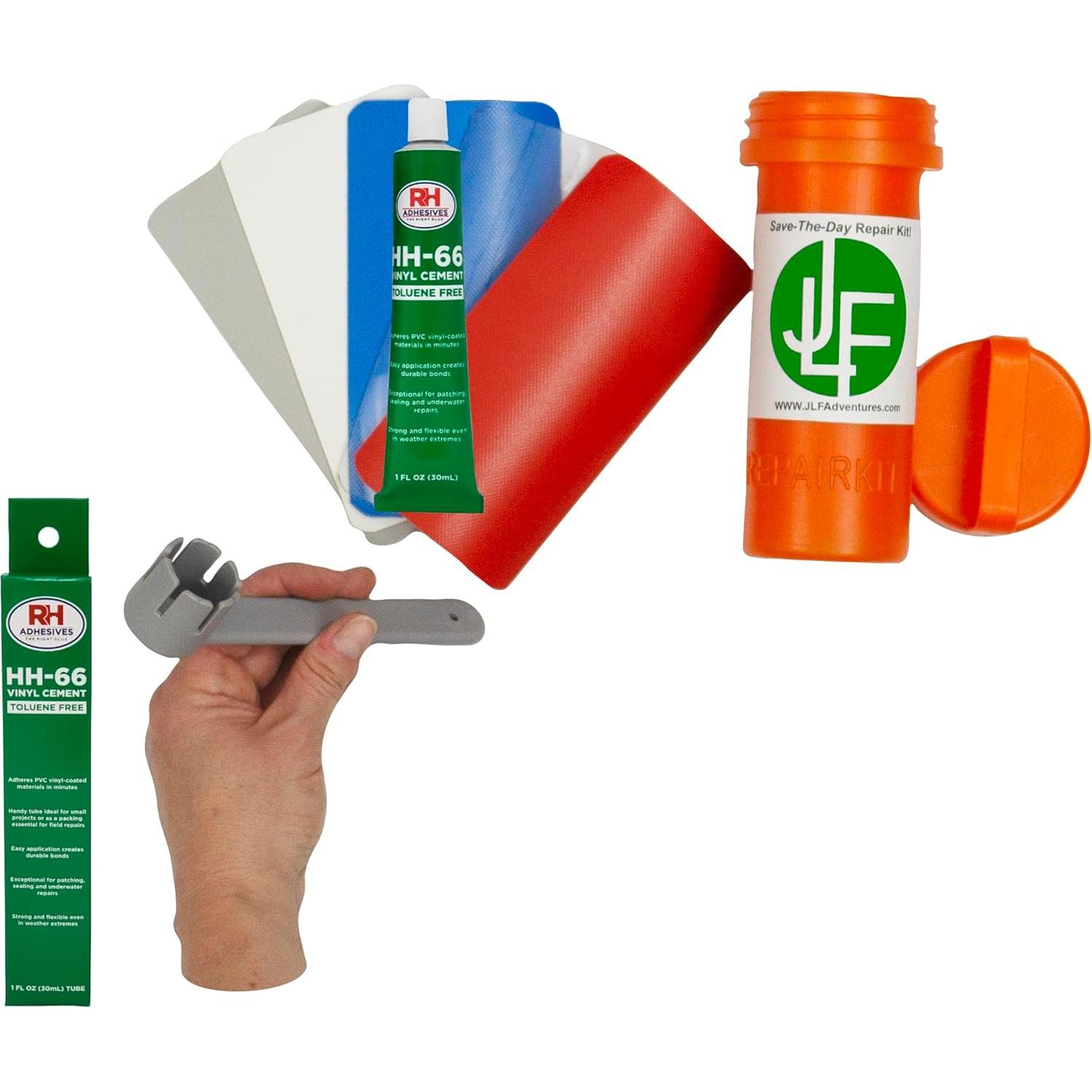 Kit de Reparación JLF para Tablas de Paddle Inflables con Pegamento