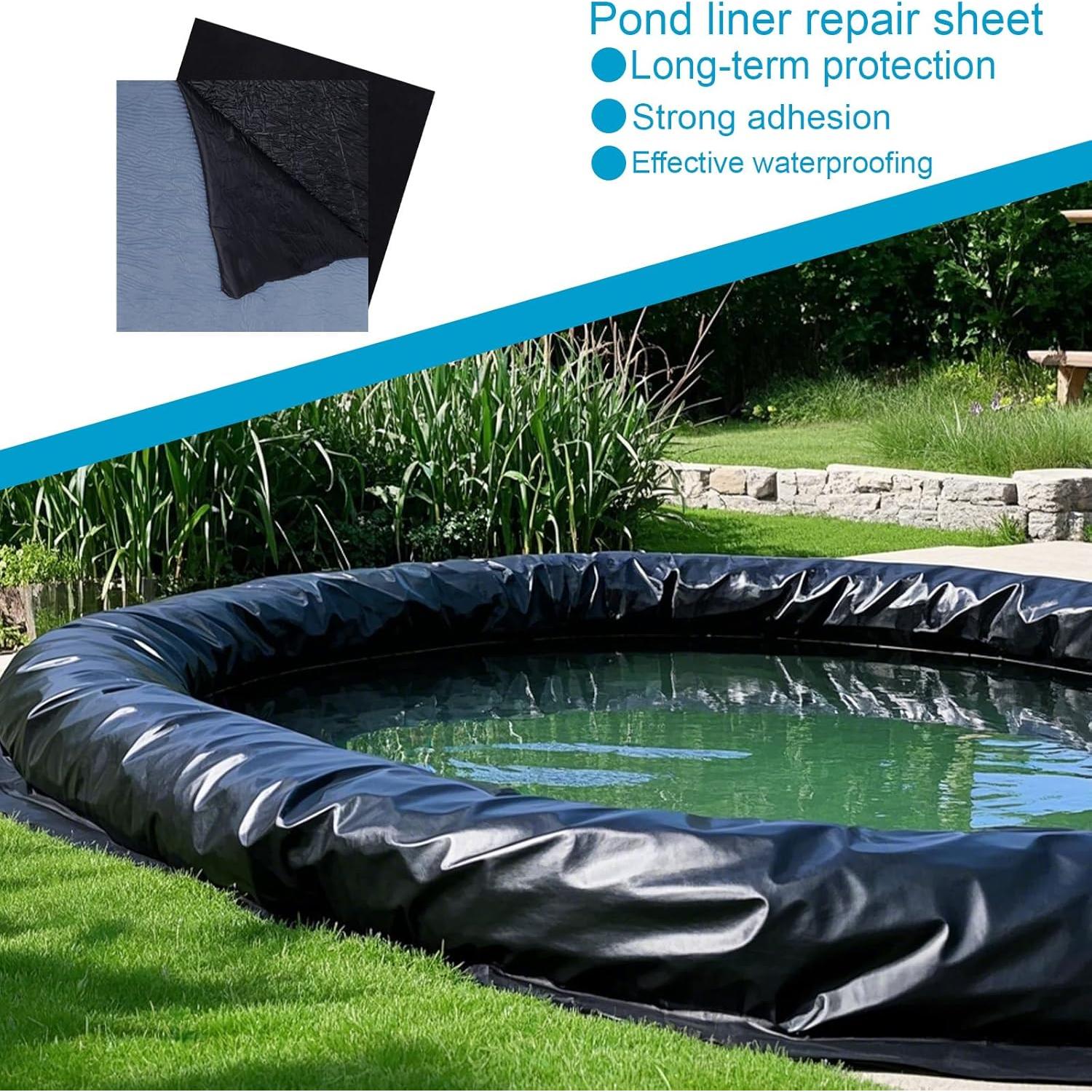 Kit de Parches de Reparación para Estanque BOXOB 20x20cm 2 Piezas