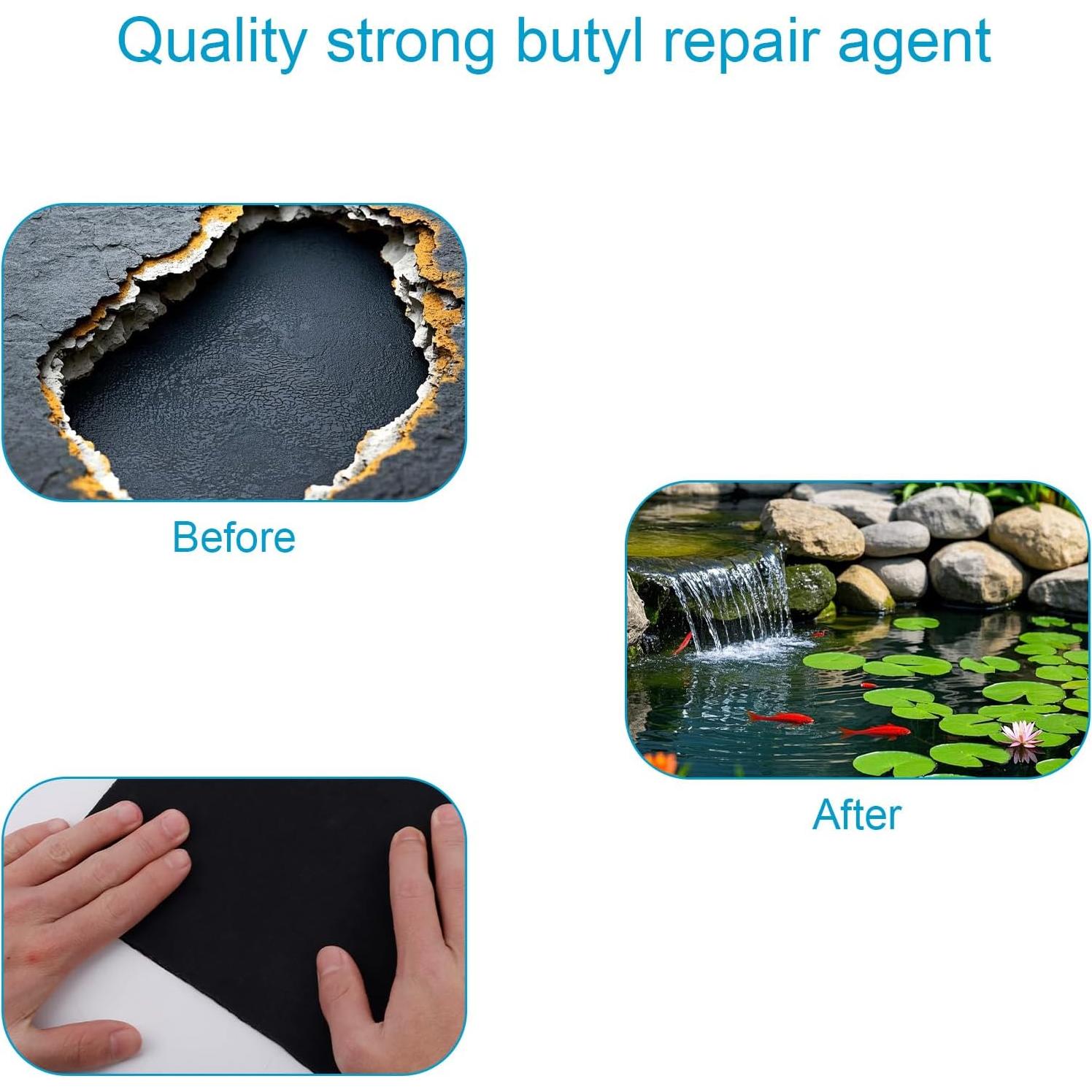 Kit de Parches de Reparación para Estanque BOXOB 20x20cm 2 Piezas