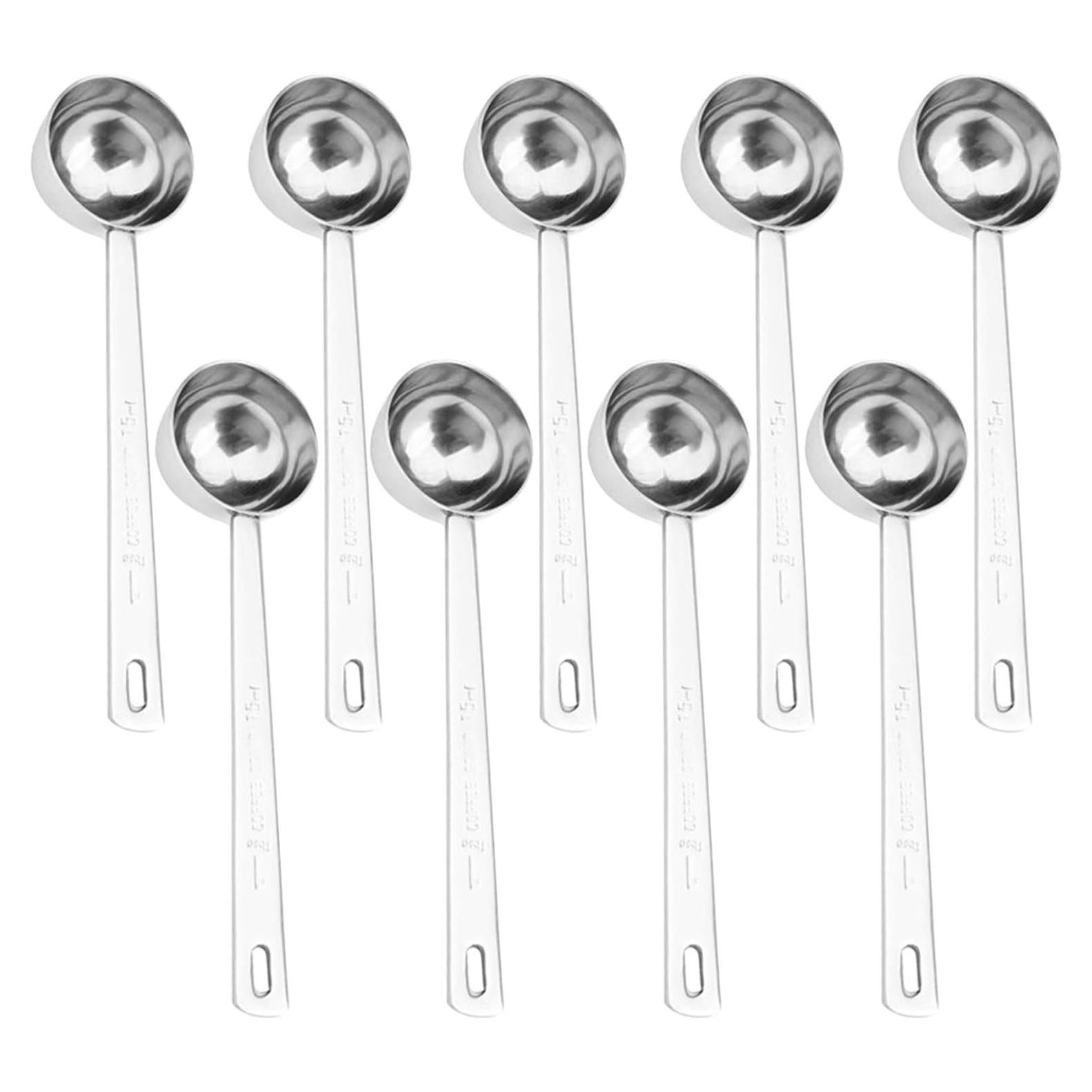 Hedume 9 Cucharas Medidoras de Café Acero Inoxidable 304